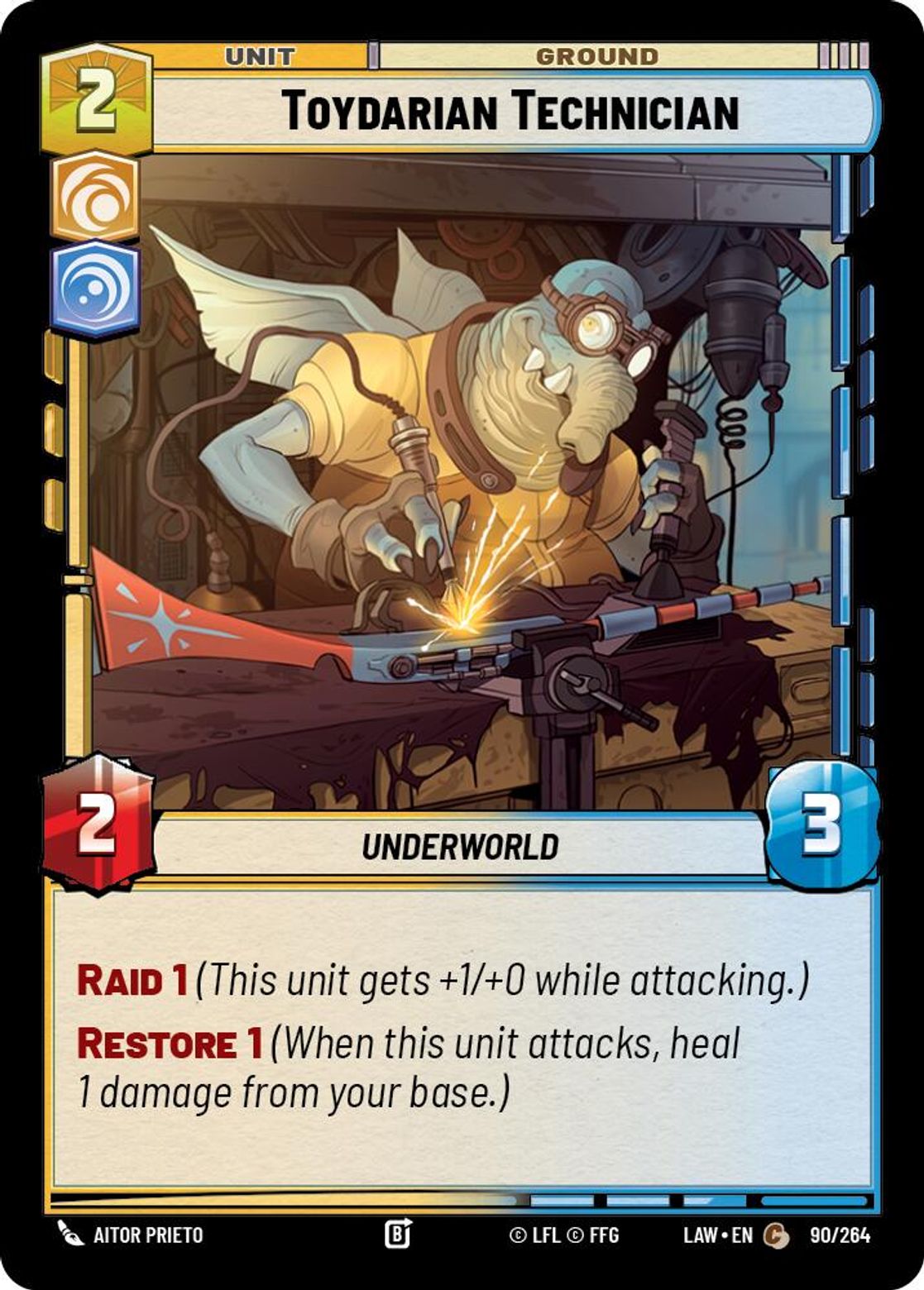Toydarian Technician — A Lawless Time 090