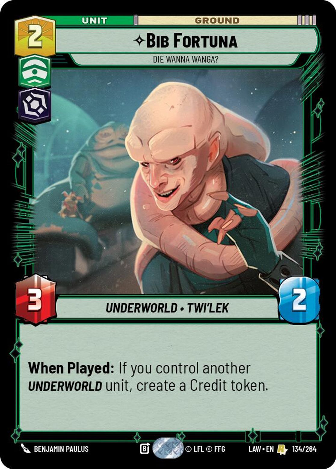 Bib Fortuna, Die Wanna Wanga? — A Lawless Time 134