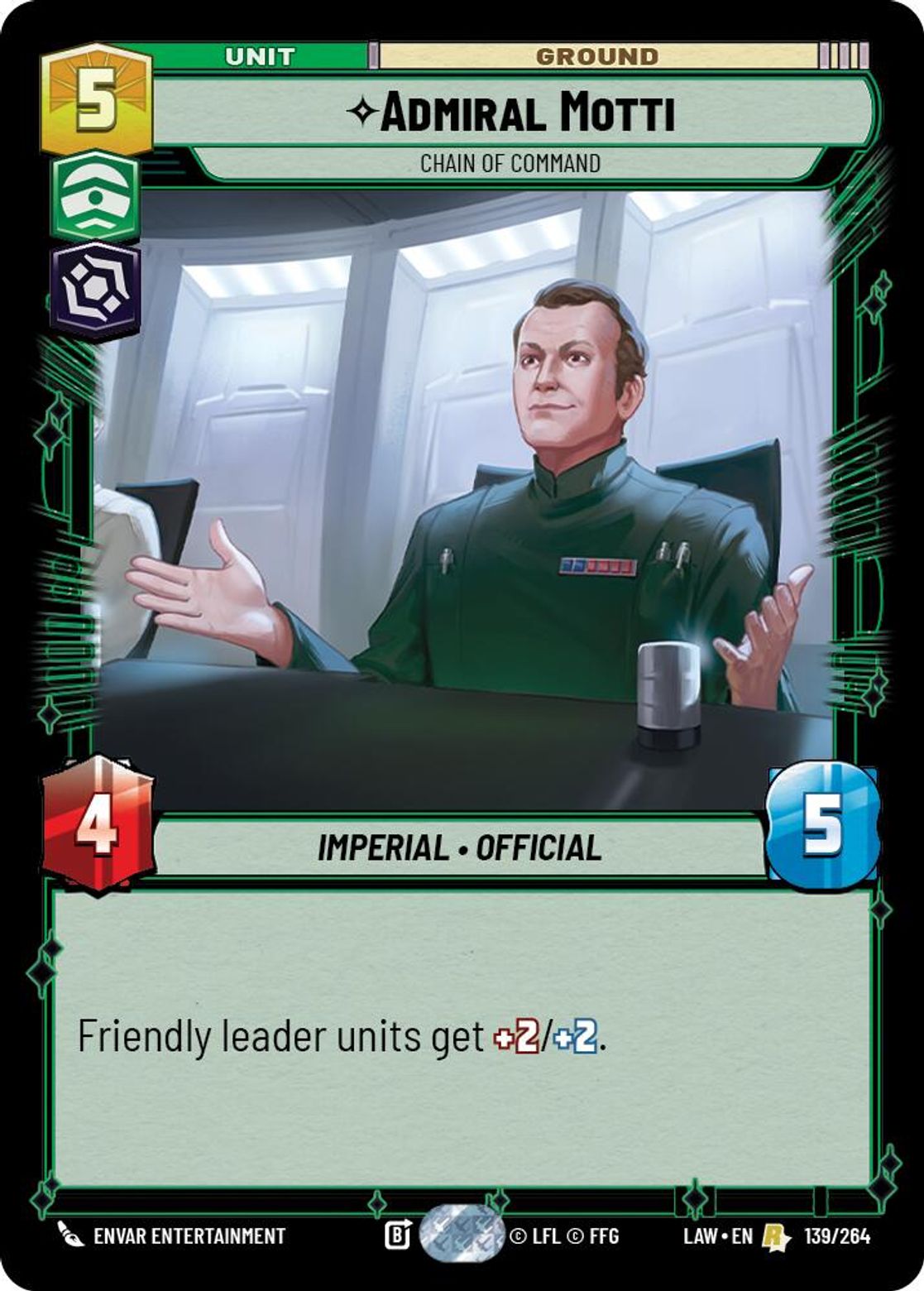 Admiral Motti, Chain of Command — A Lawless Time 139