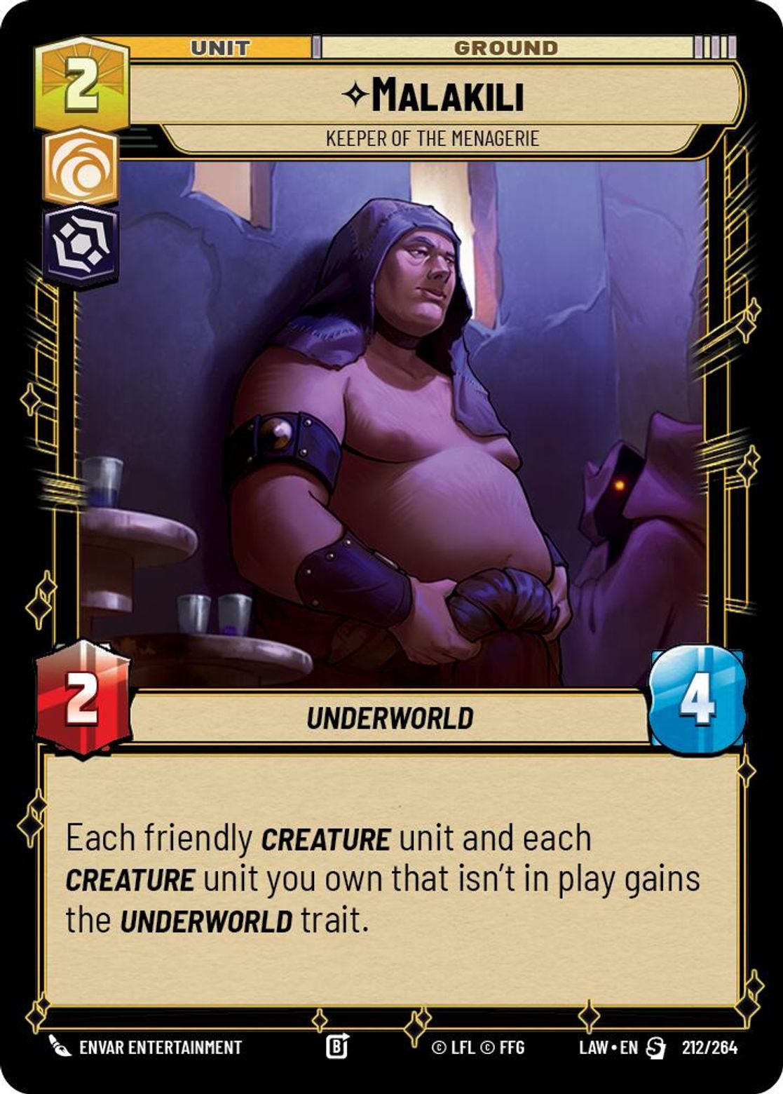 Malakili, Keeper of the Menagerie — A Lawless Time 212
