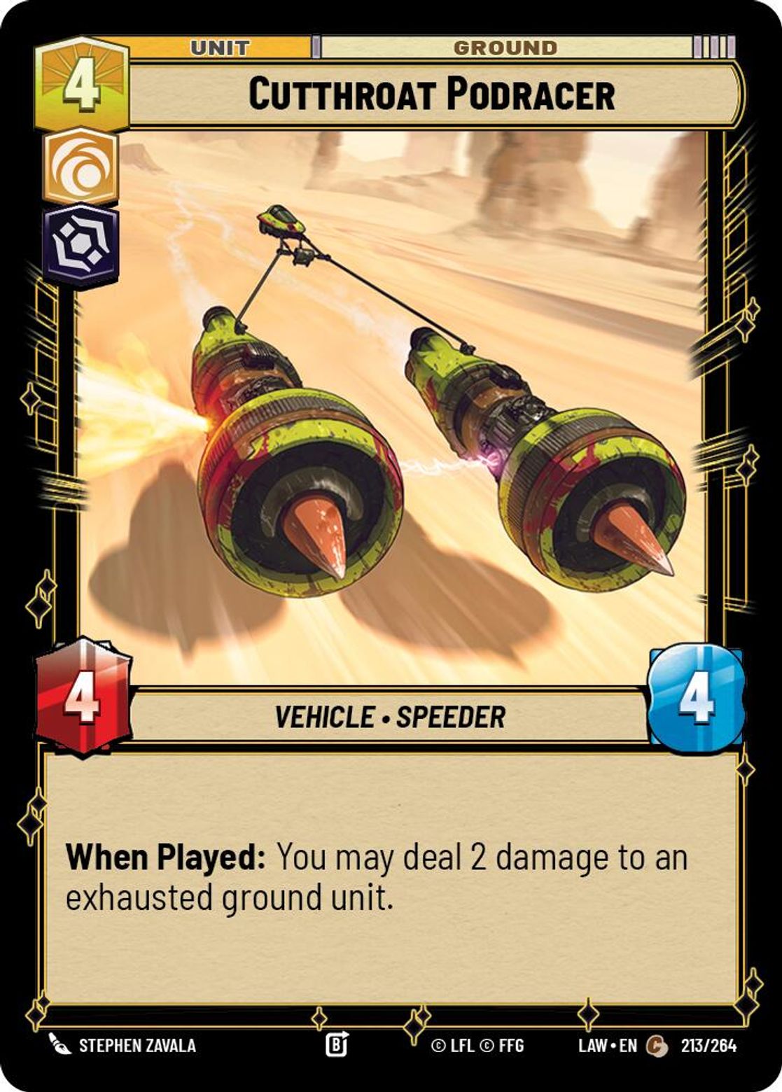 Cutthroat Podracer — A Lawless Time 213