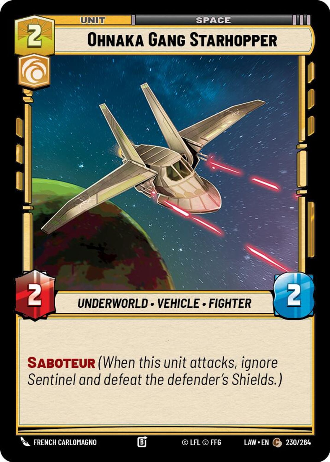 Ohnaka Gang Starhopper — A Lawless Time 230