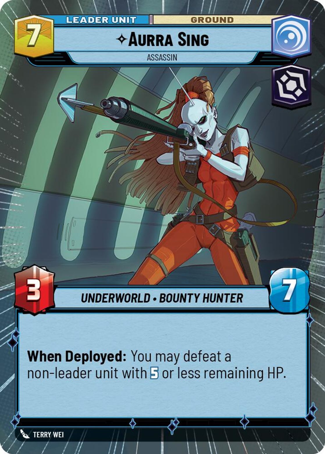 Aurra Sing, Assassin (verso)