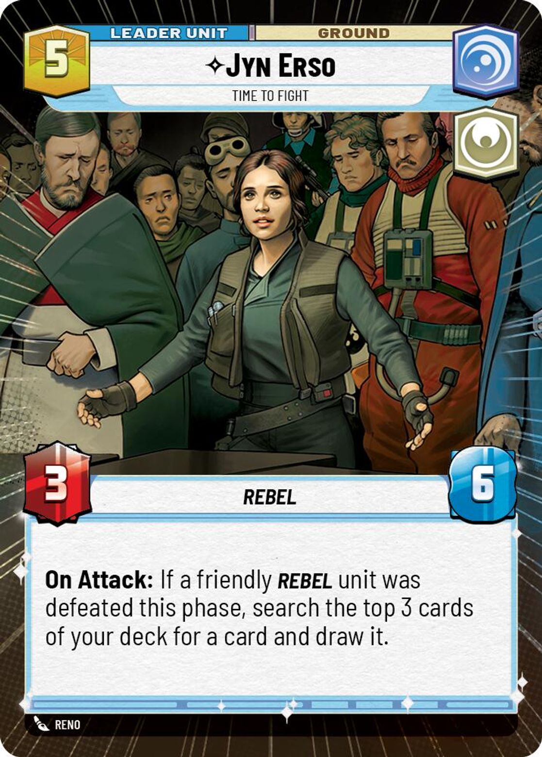 Jyn Erso, Time to Fight (verso)