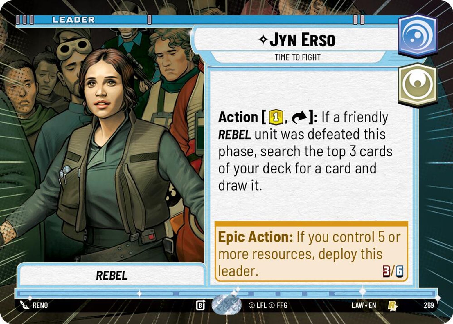 Jyn Erso, Time to Fight — A Lawless Time 269