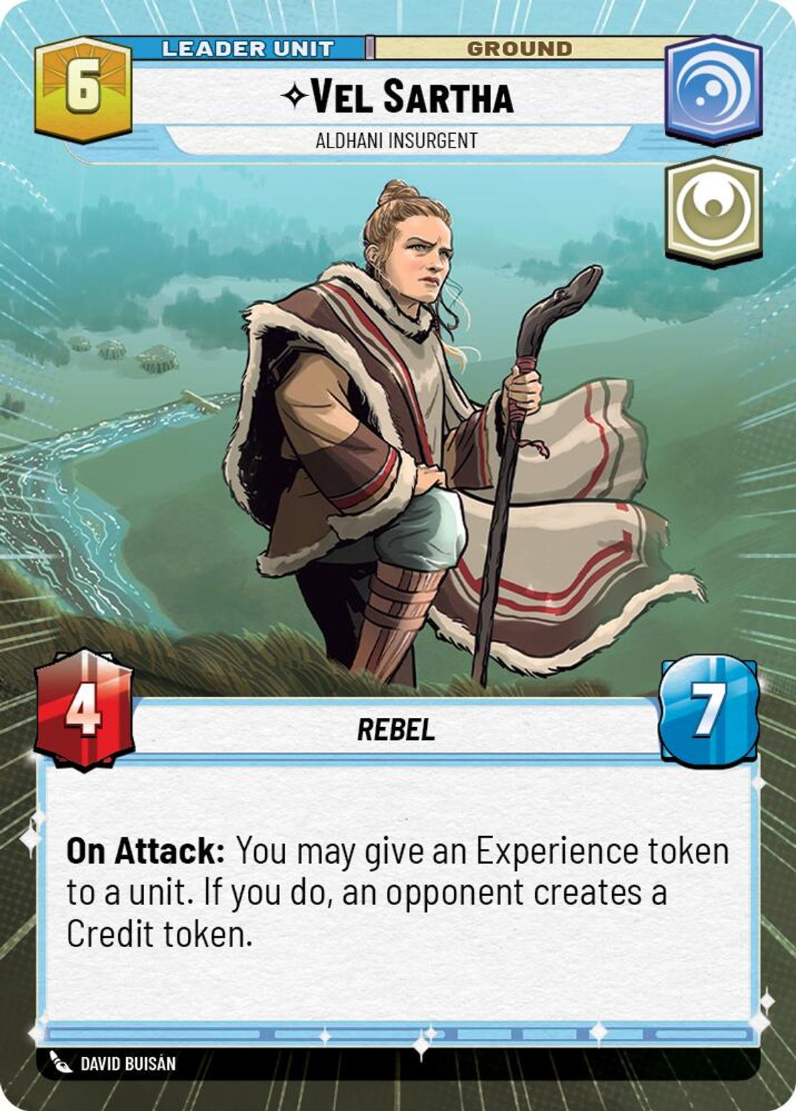 Vel Sartha, Aldhani Insurgent (verso)