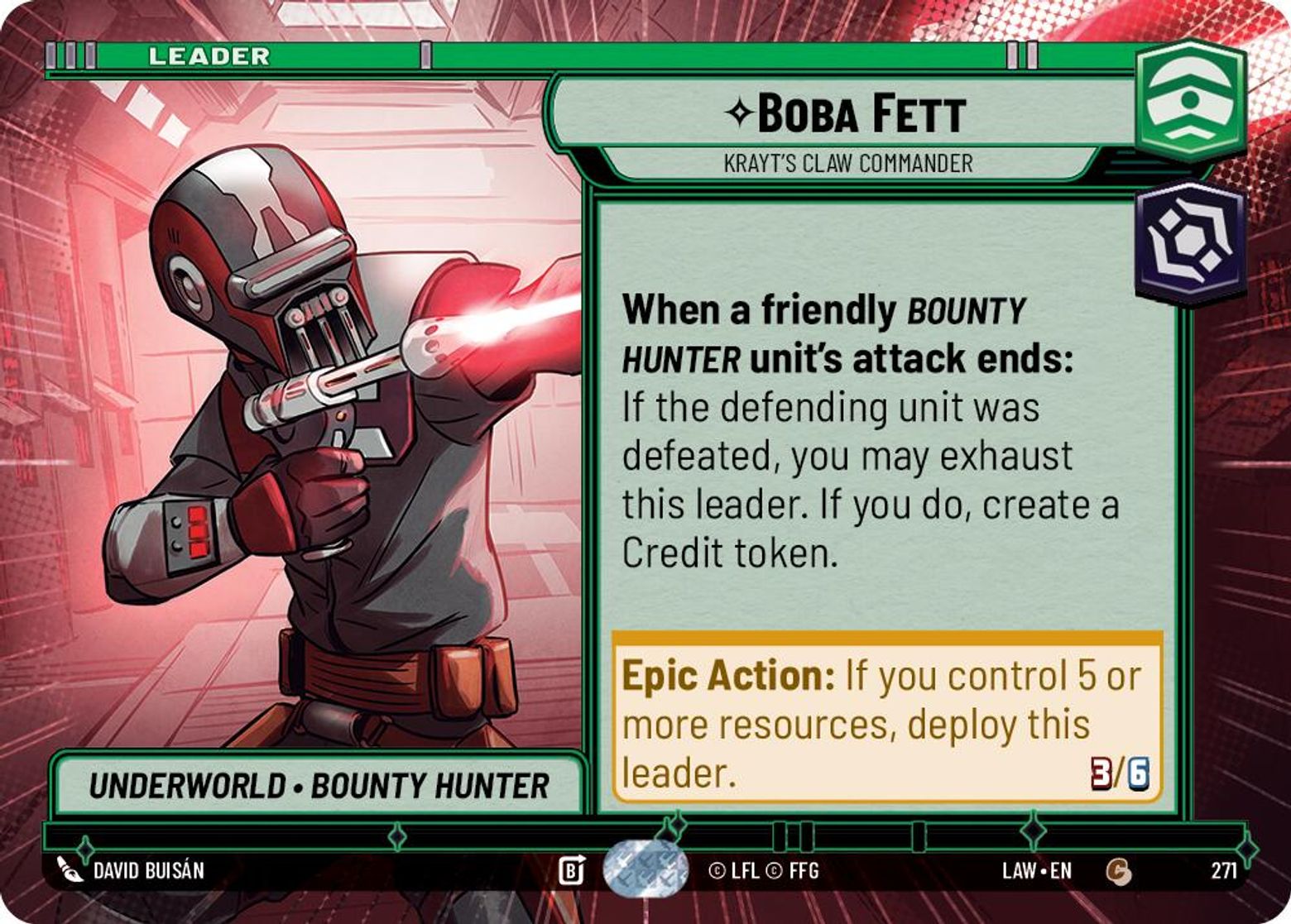 Boba Fett, Krayt's Claw Commander — A Lawless Time 271