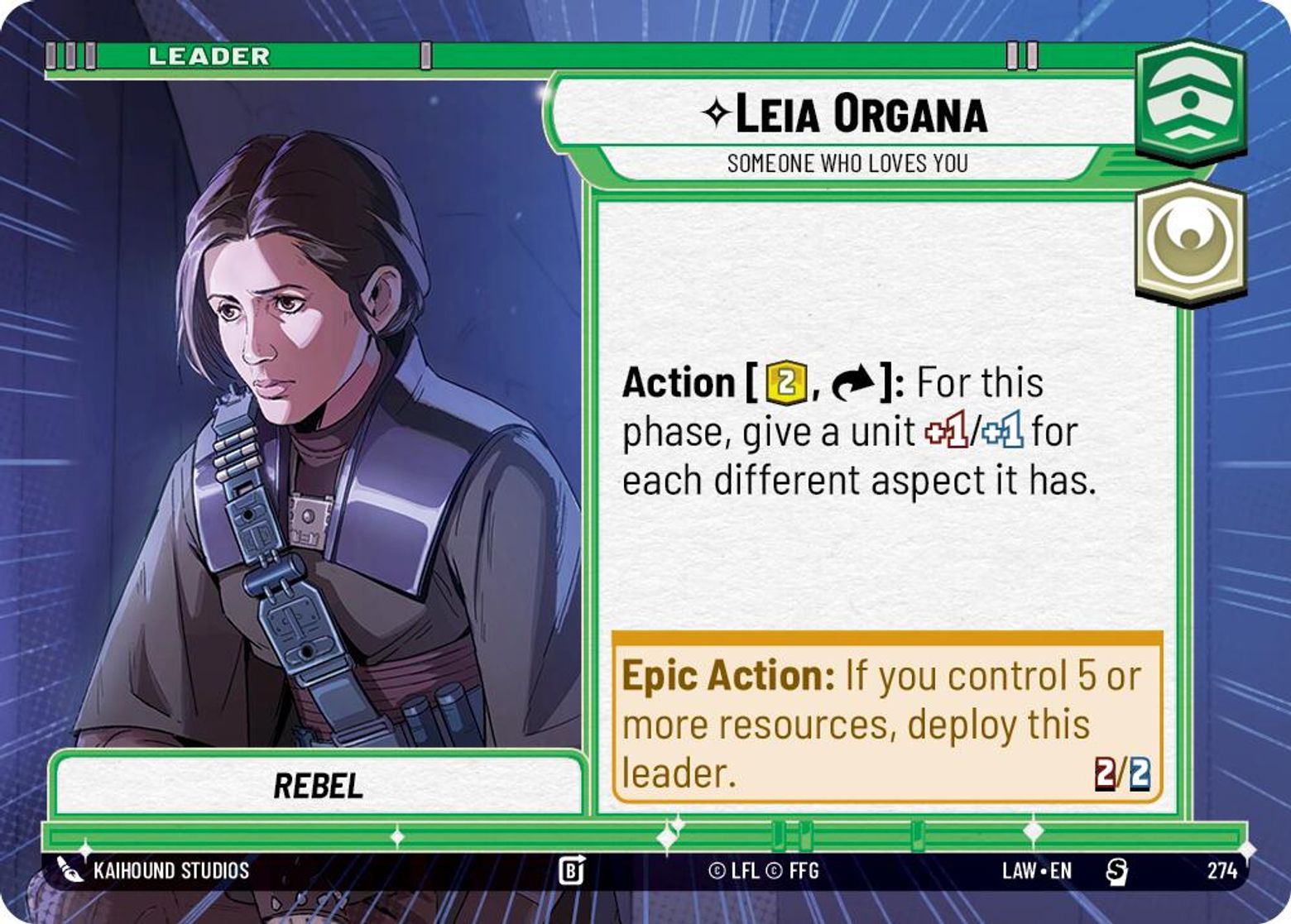 Leia Organa, Someone Who Loves You — A Lawless Time 274