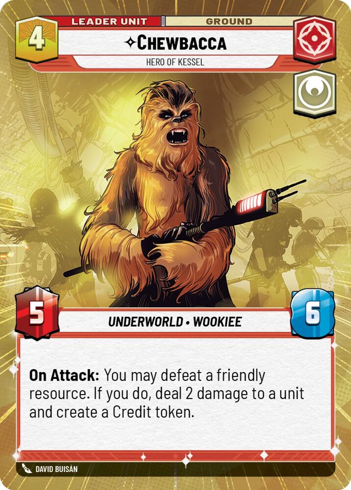 Chewbacca, Hero of Kessel (verso)