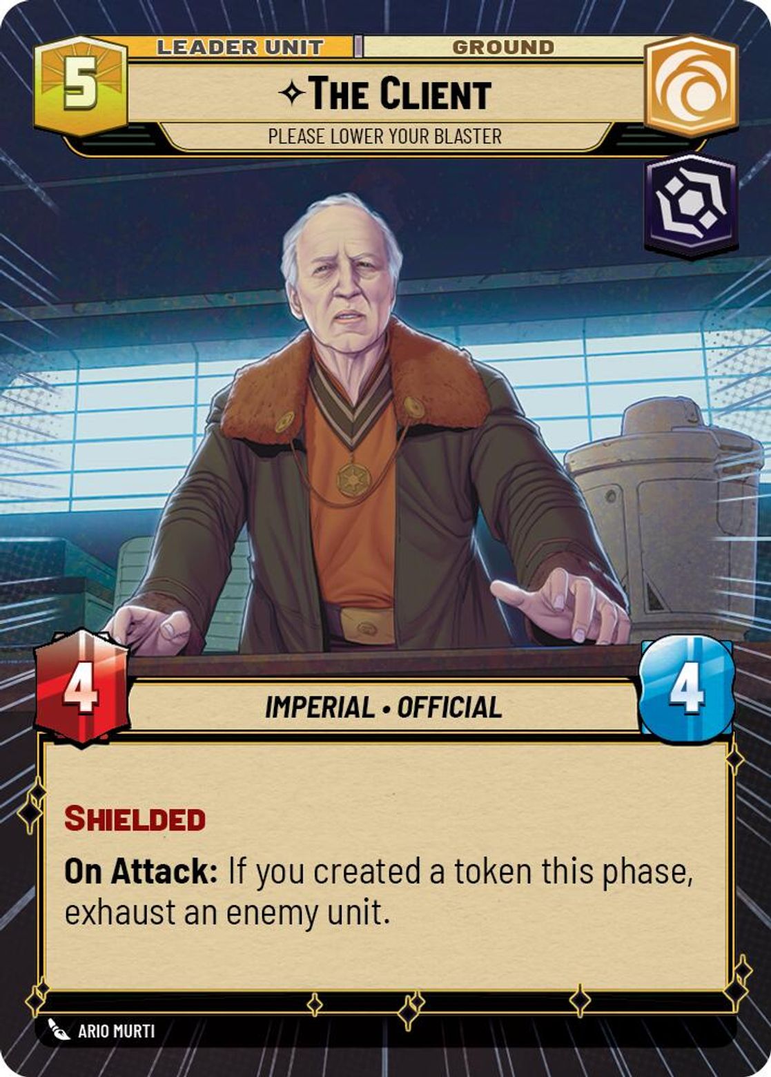 The Client, Please Lower Your Blaster (verso)
