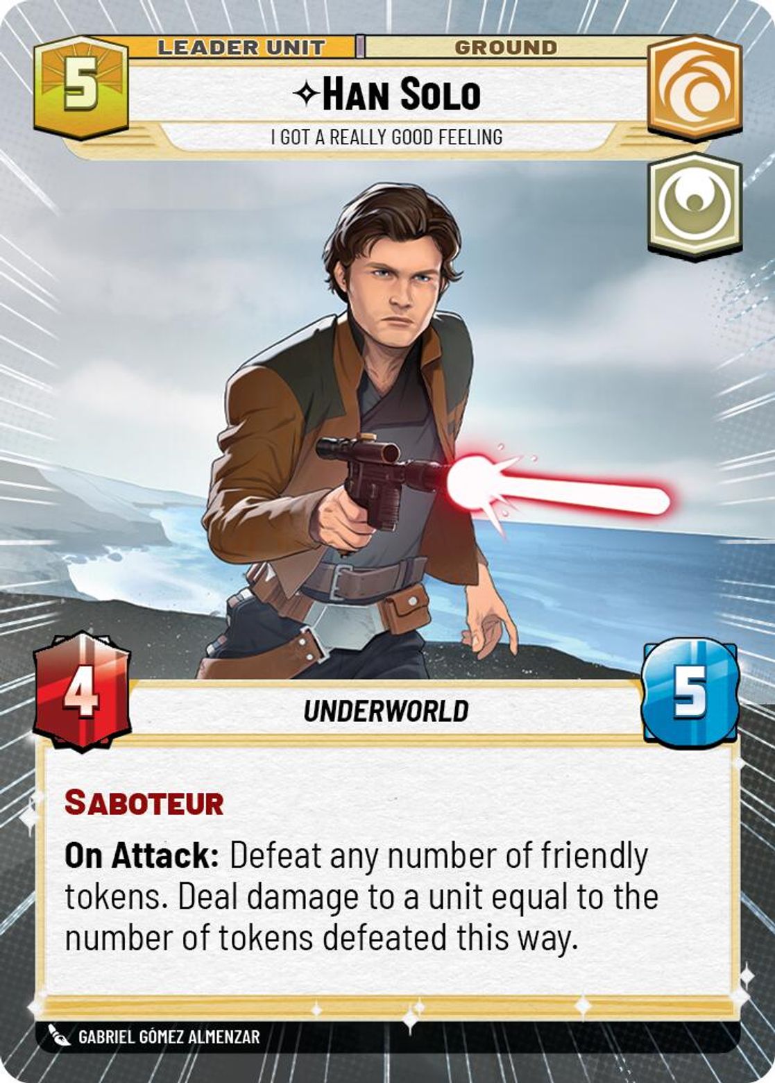 Han Solo, I Got a Really Good Feeling (verso)