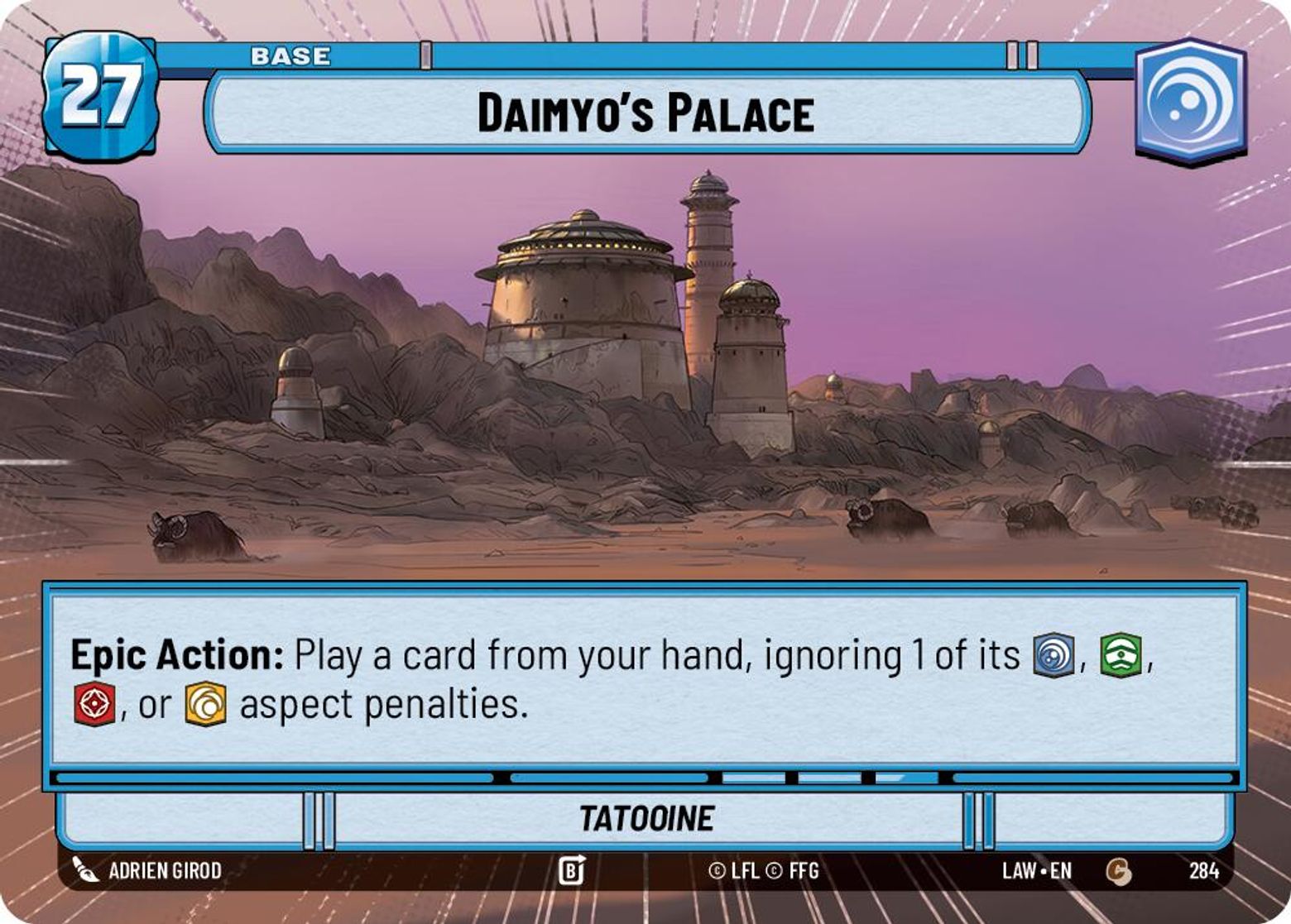 Daimyo's Palace, Tatooine — A Lawless Time 284