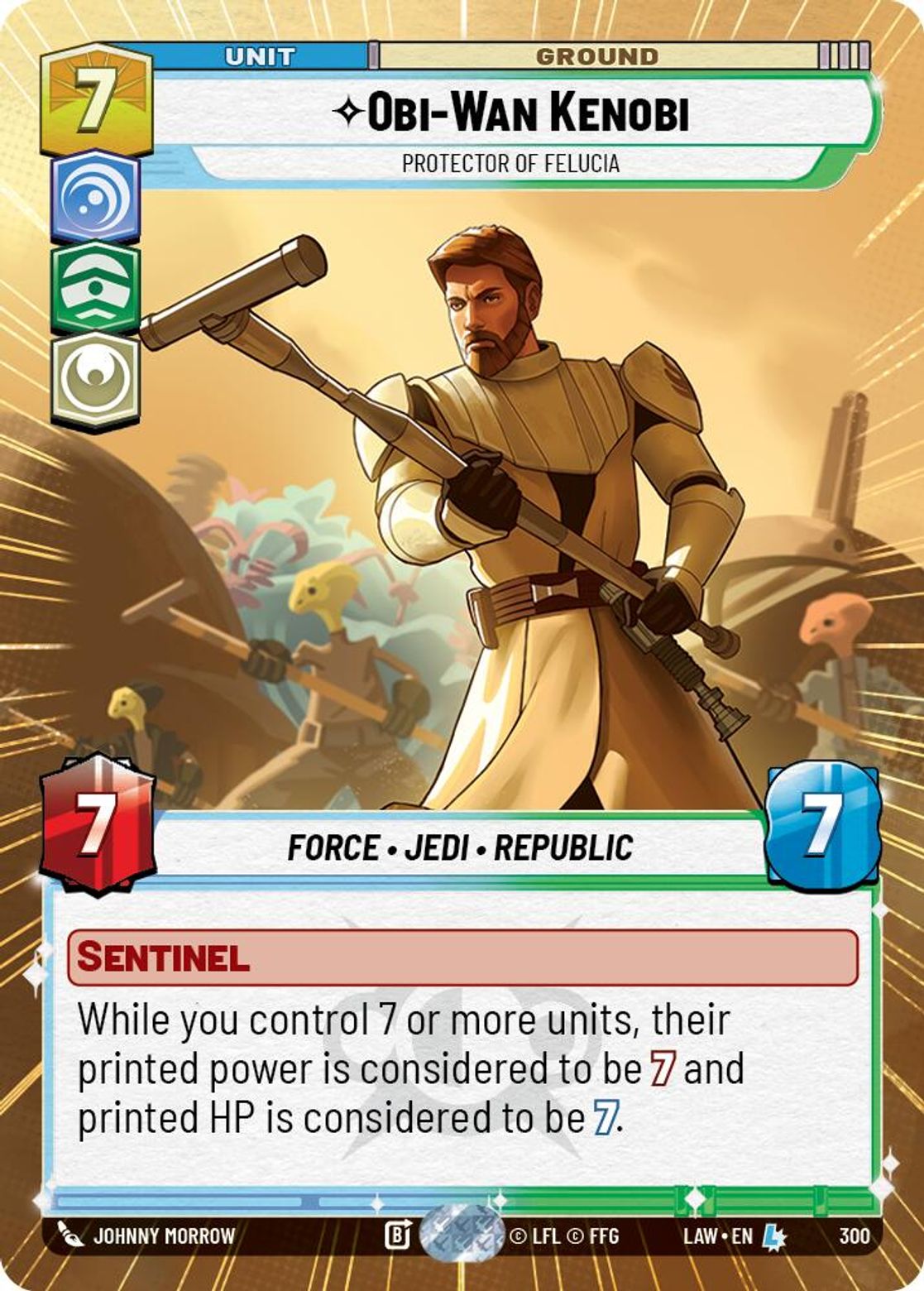Obi-Wan Kenobi, Protector of Felucia — A Lawless Time 300