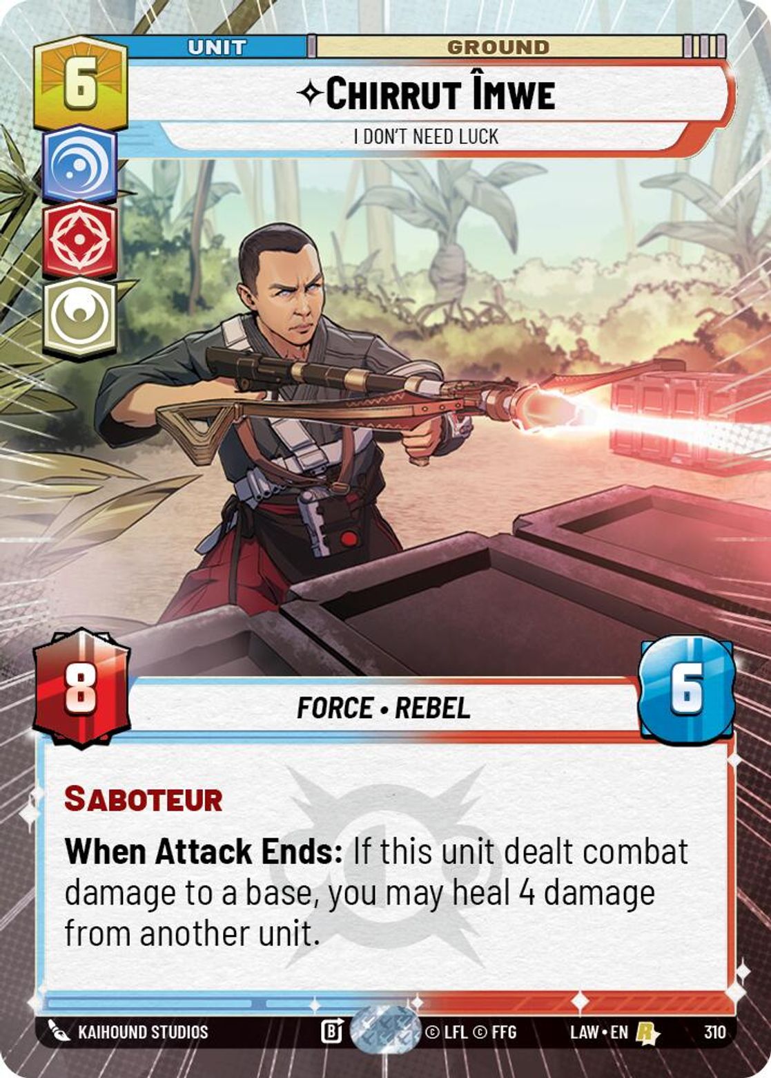 Chirrut Îmwe, I Don't Need Luck — A Lawless Time 310