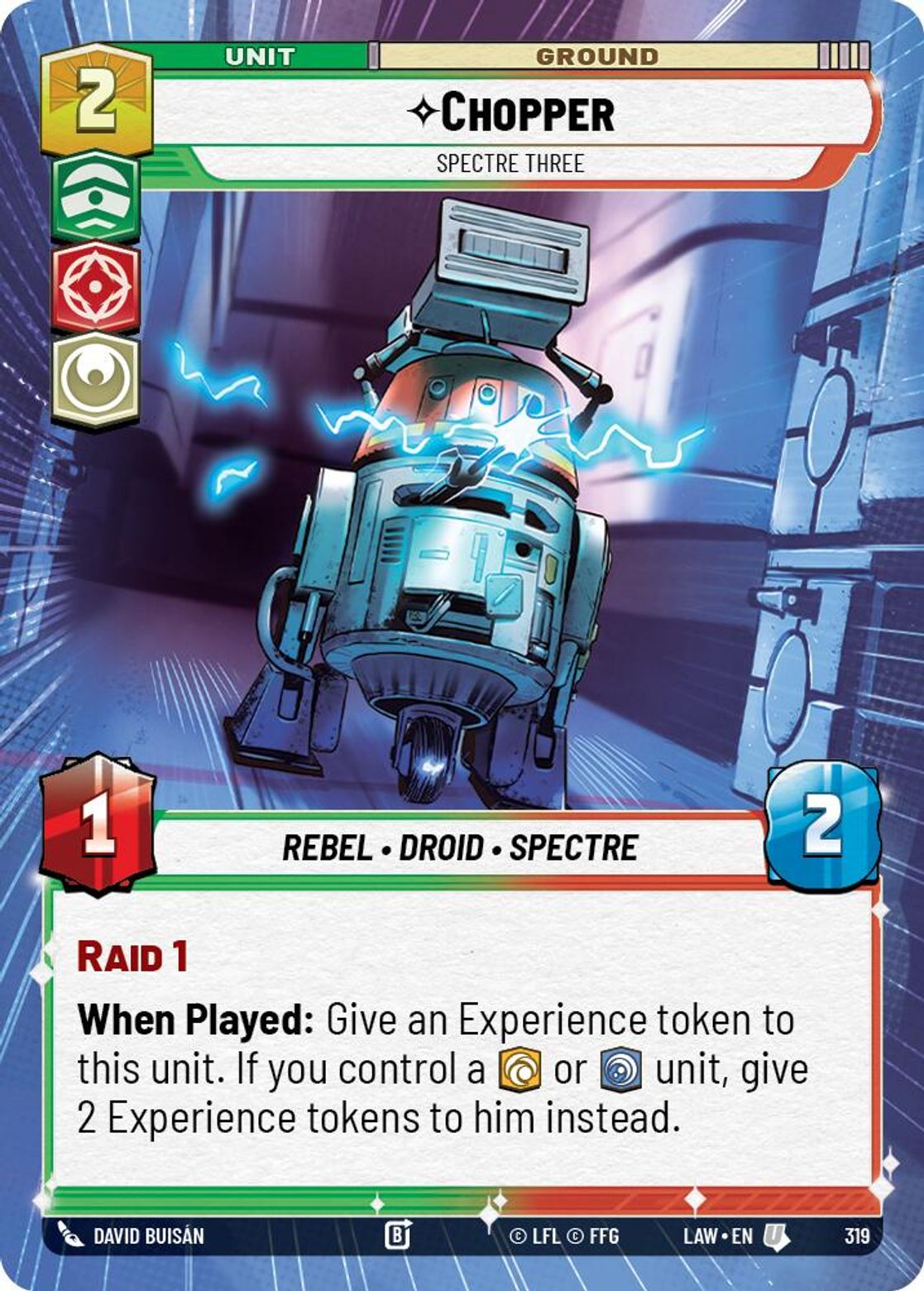 Chopper, Spectre Three — A Lawless Time 319