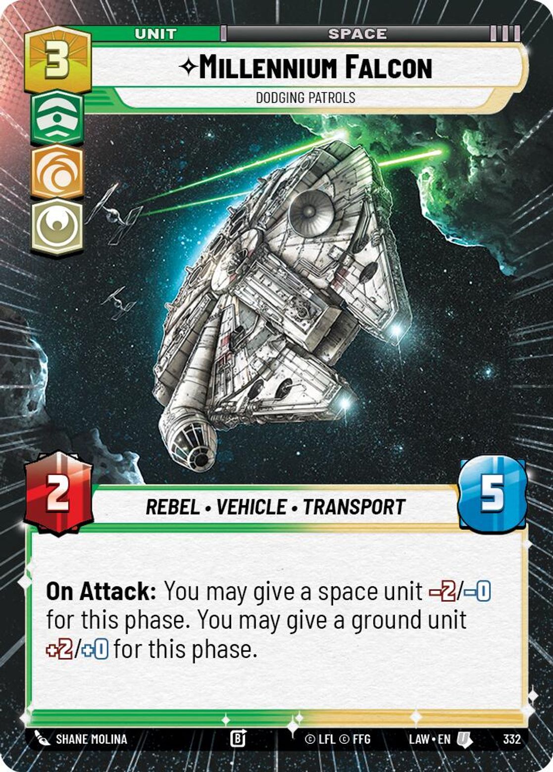 Millennium Falcon, Dodging Patrols — A Lawless Time 332