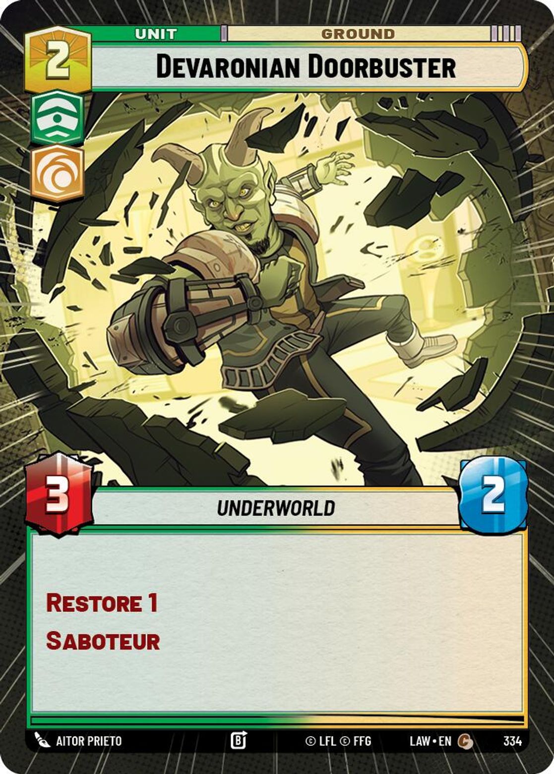 Devaronian Doorbuster — A Lawless Time 334