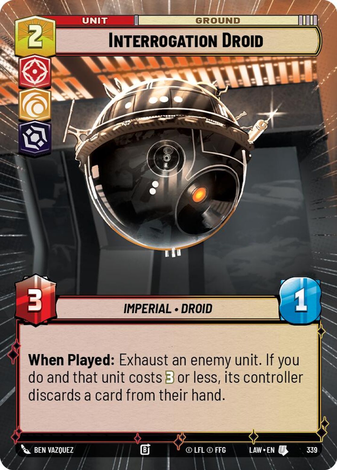 Interrogation Droid — A Lawless Time 339