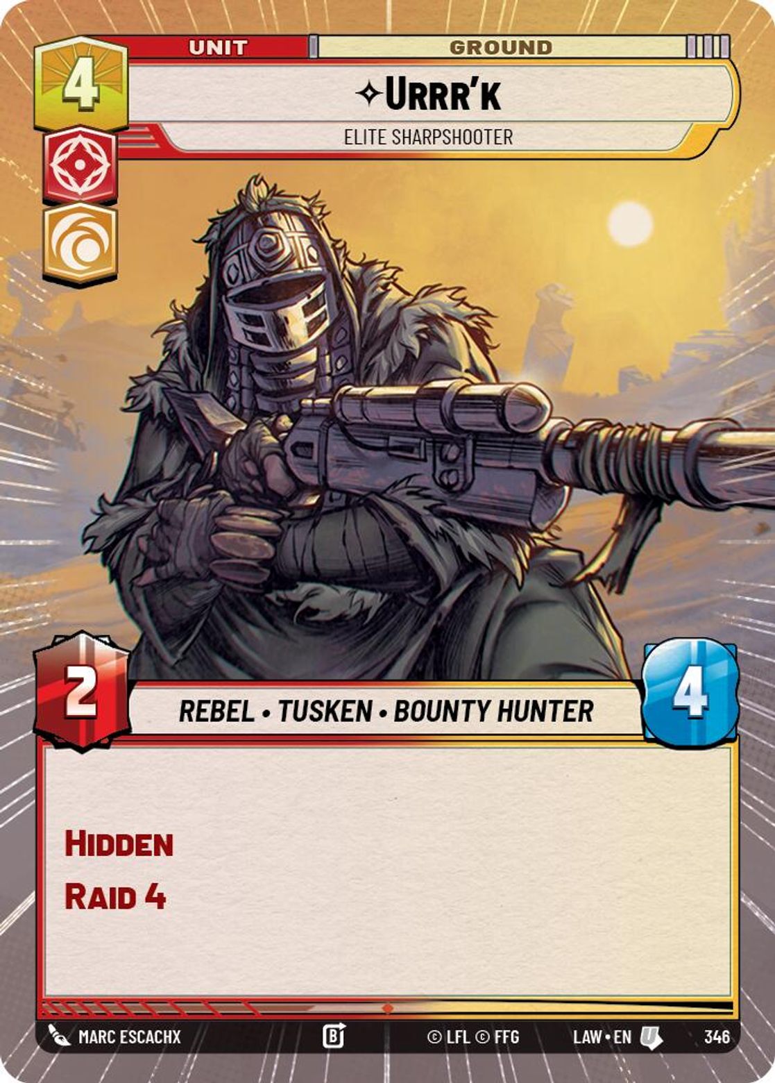 Urrr'k, Elite Sharpshooter — A Lawless Time 346