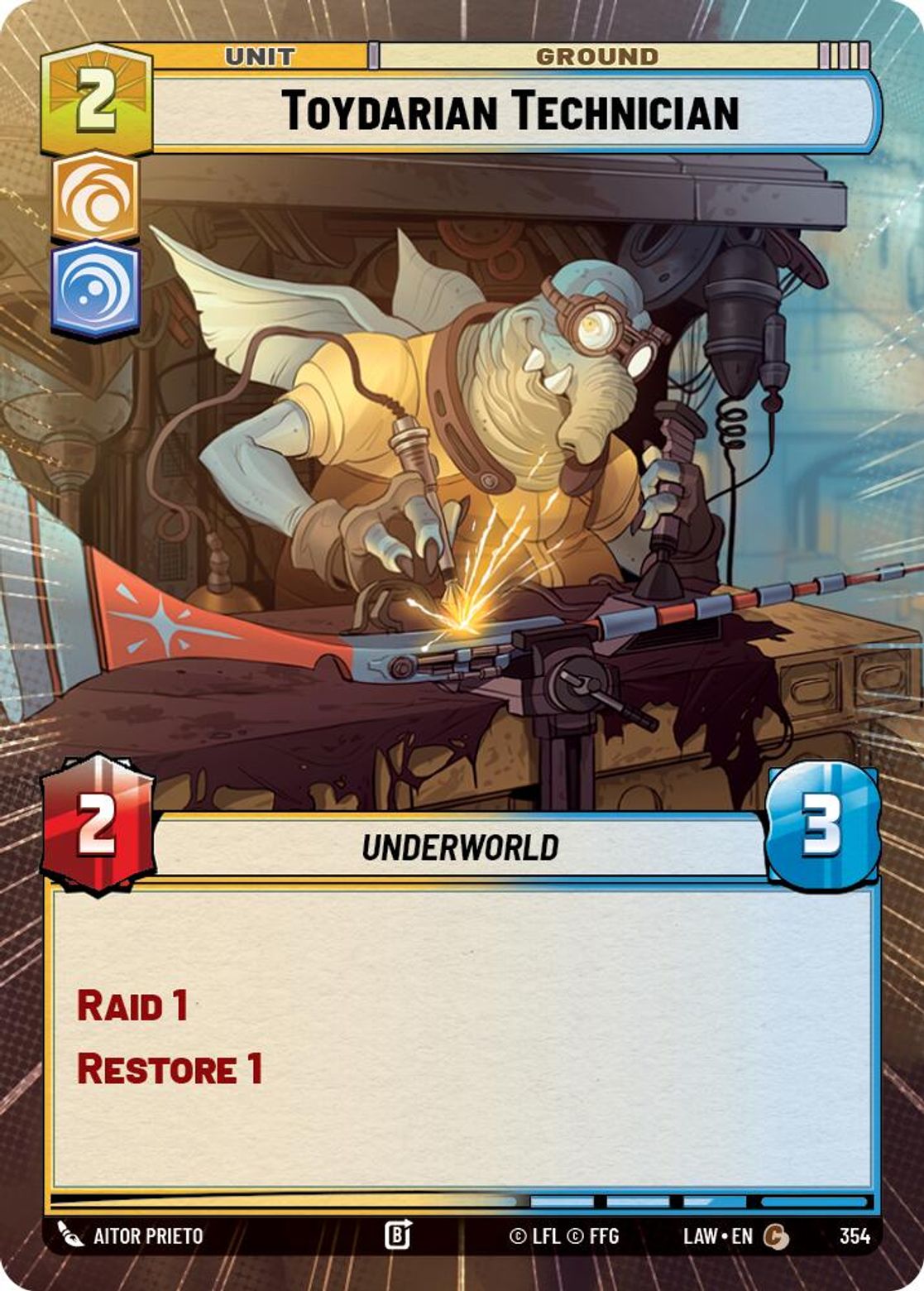 Toydarian Technician — A Lawless Time 354