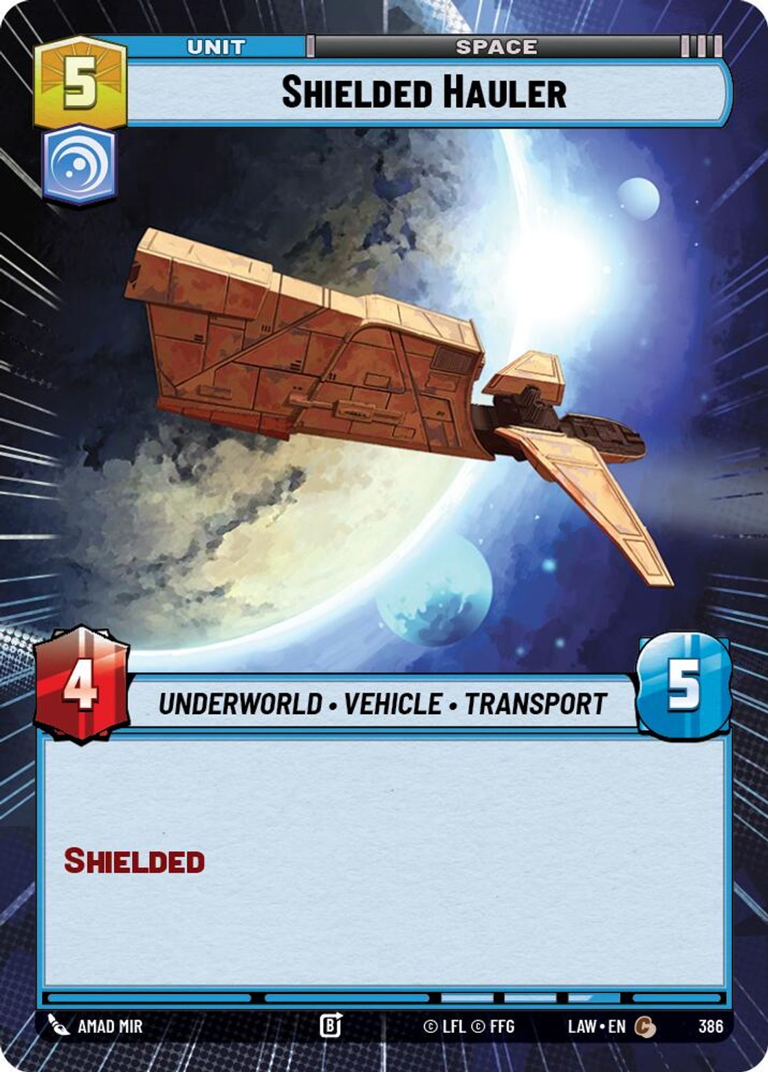 Shielded Hauler — A Lawless Time 386