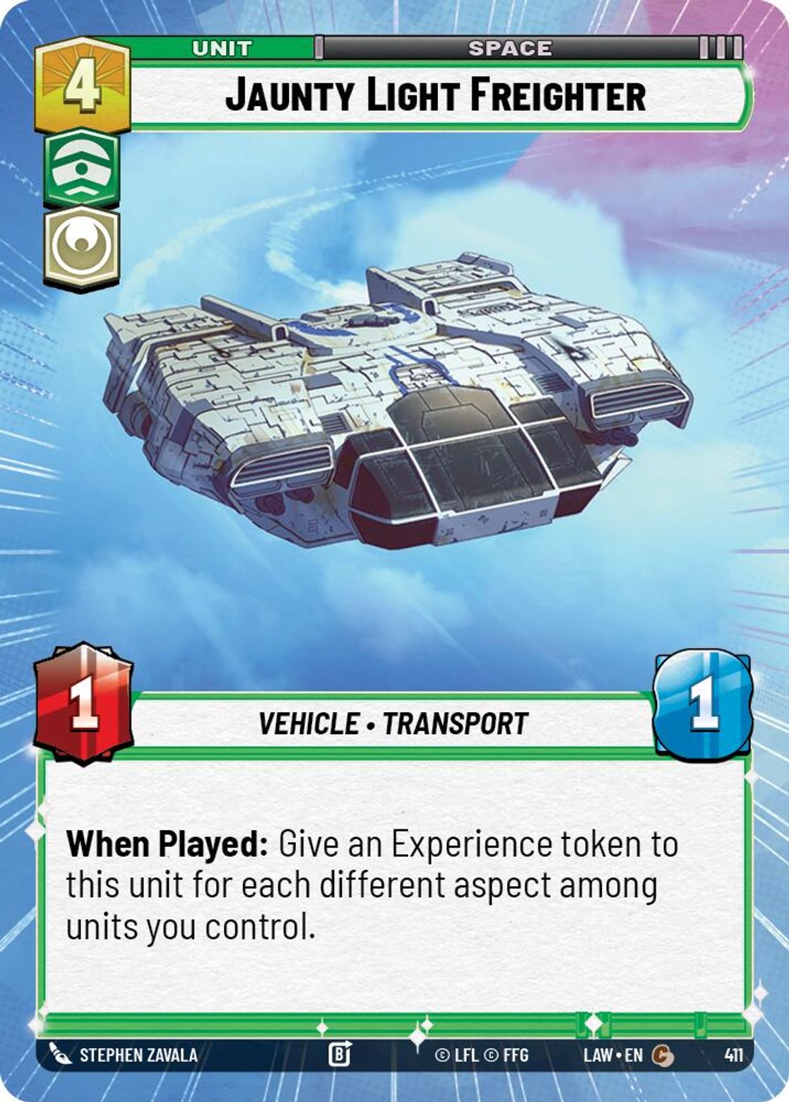 Jaunty Light Freighter — A Lawless Time 411