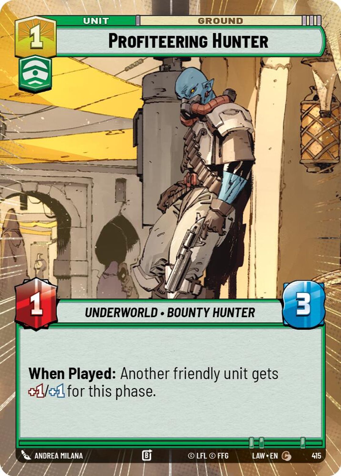Profiteering Hunter — A Lawless Time 415