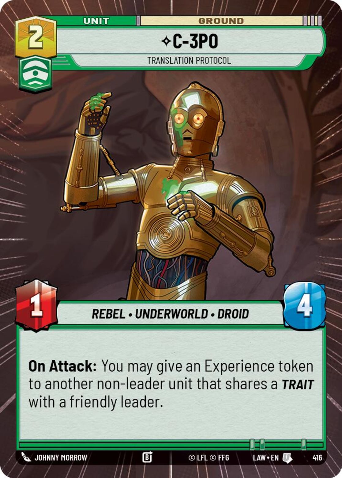 C-3P0, Translation Protocol — A Lawless Time 416