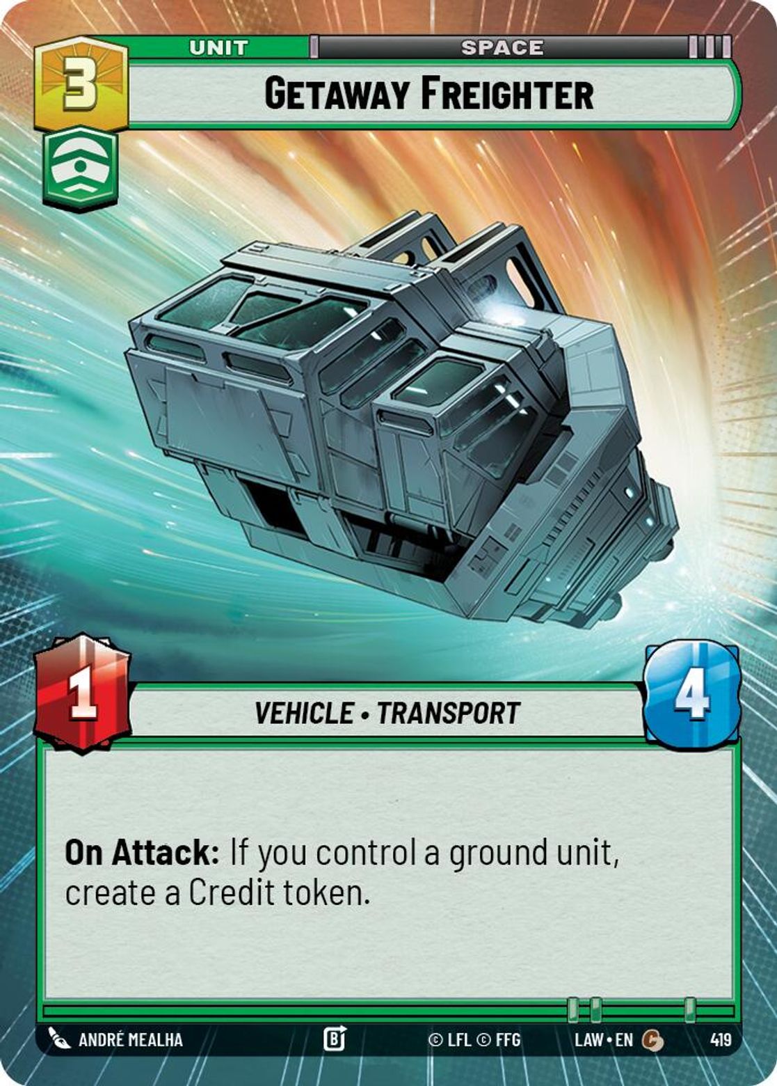 Getaway Freighter — A Lawless Time 419