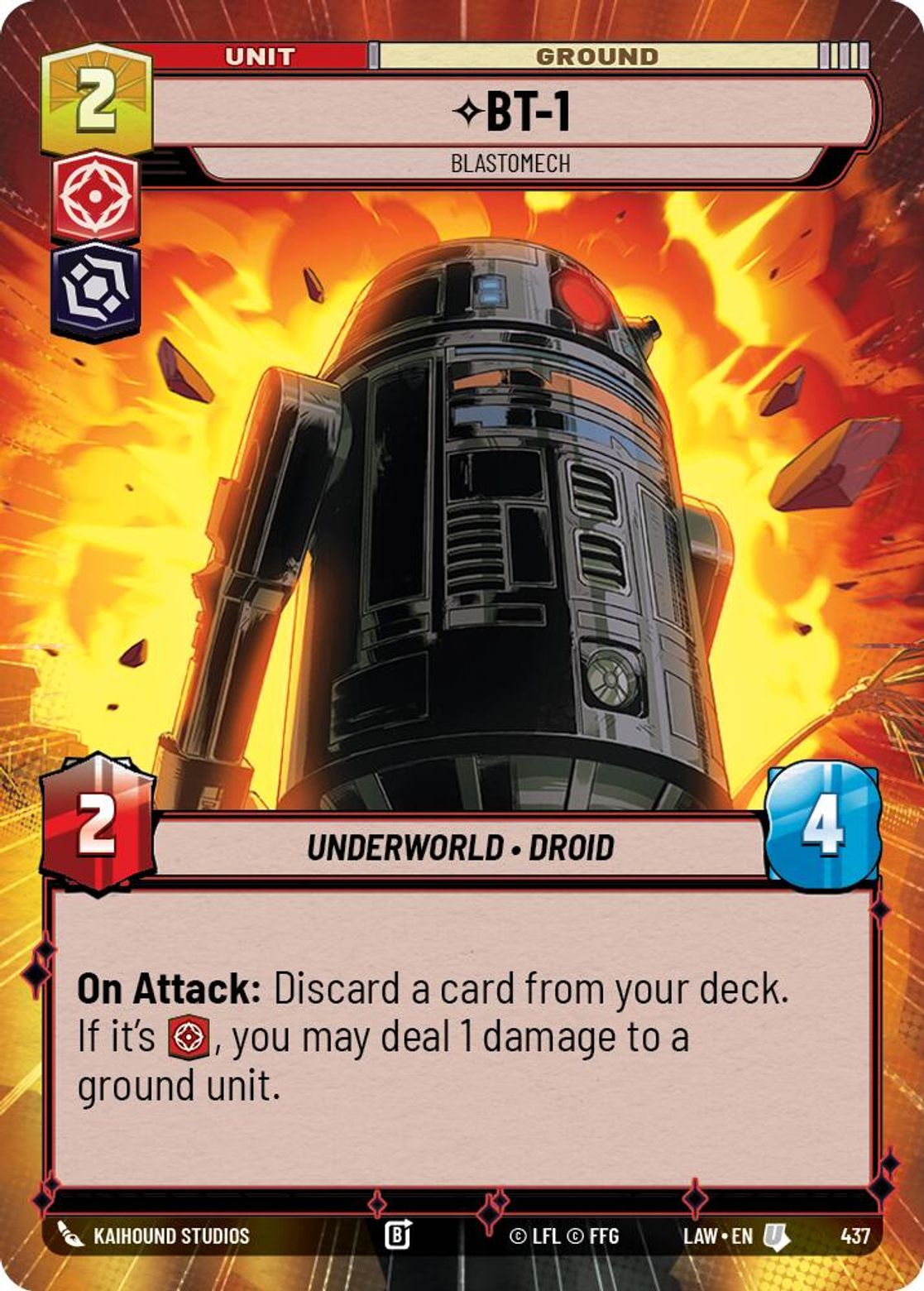 BT-1, Blastomech — A Lawless Time 437