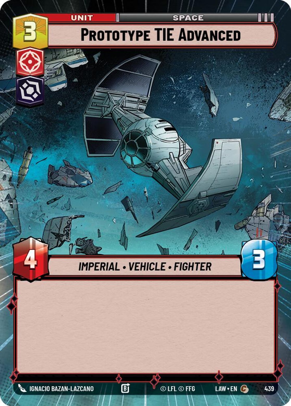 Prototype TIE Advanced — A Lawless Time 439