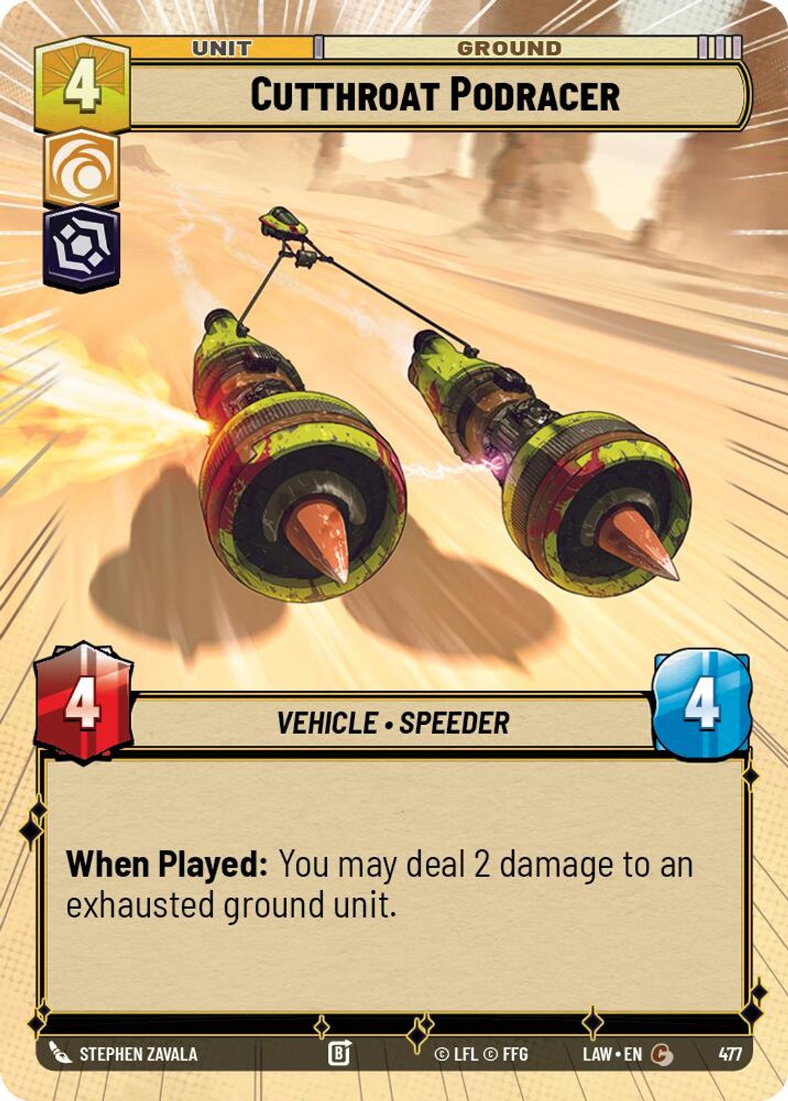 Cutthroat Podracer — A Lawless Time 477