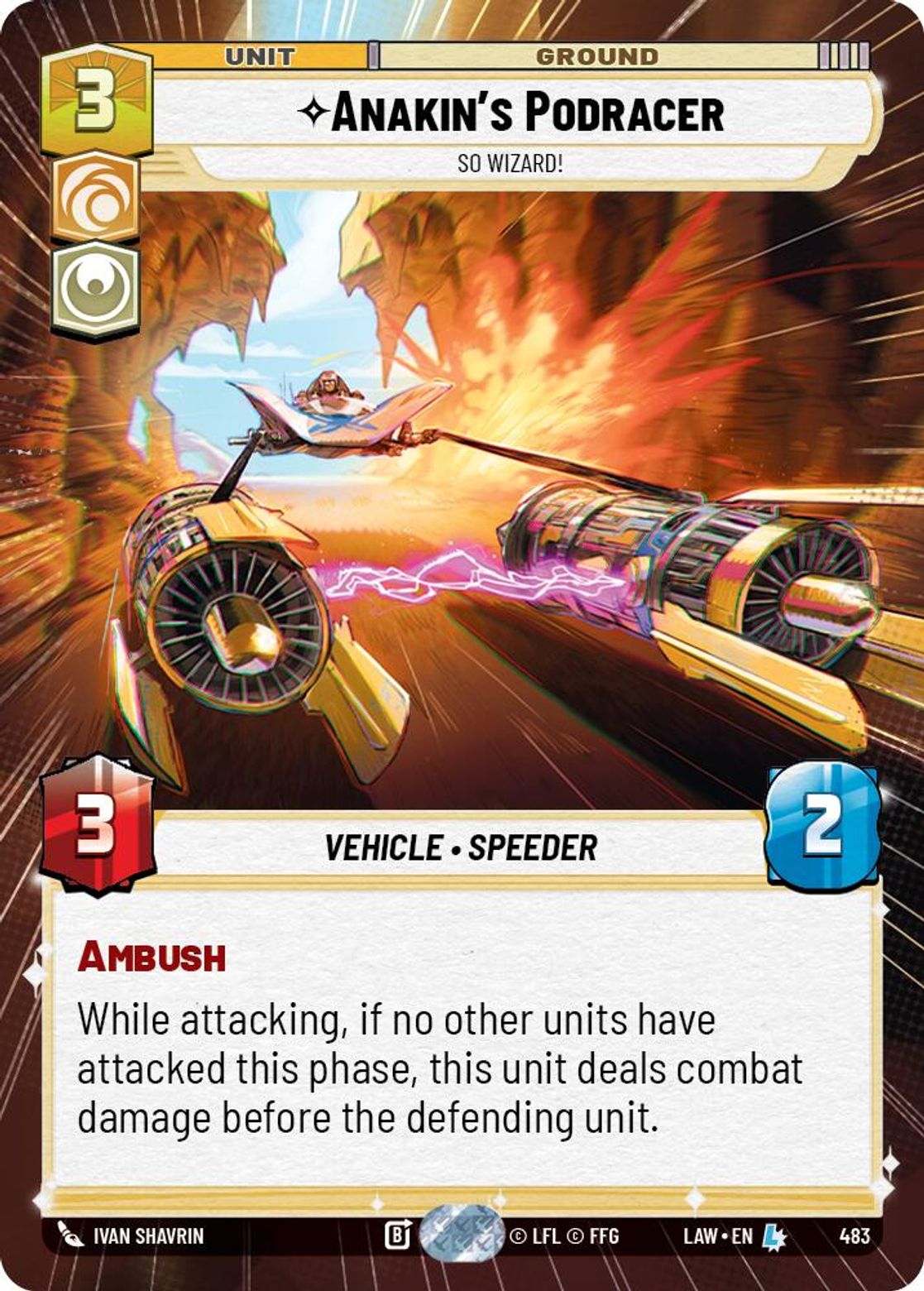 Anakin's Podracer, So Wizard! — A Lawless Time 483