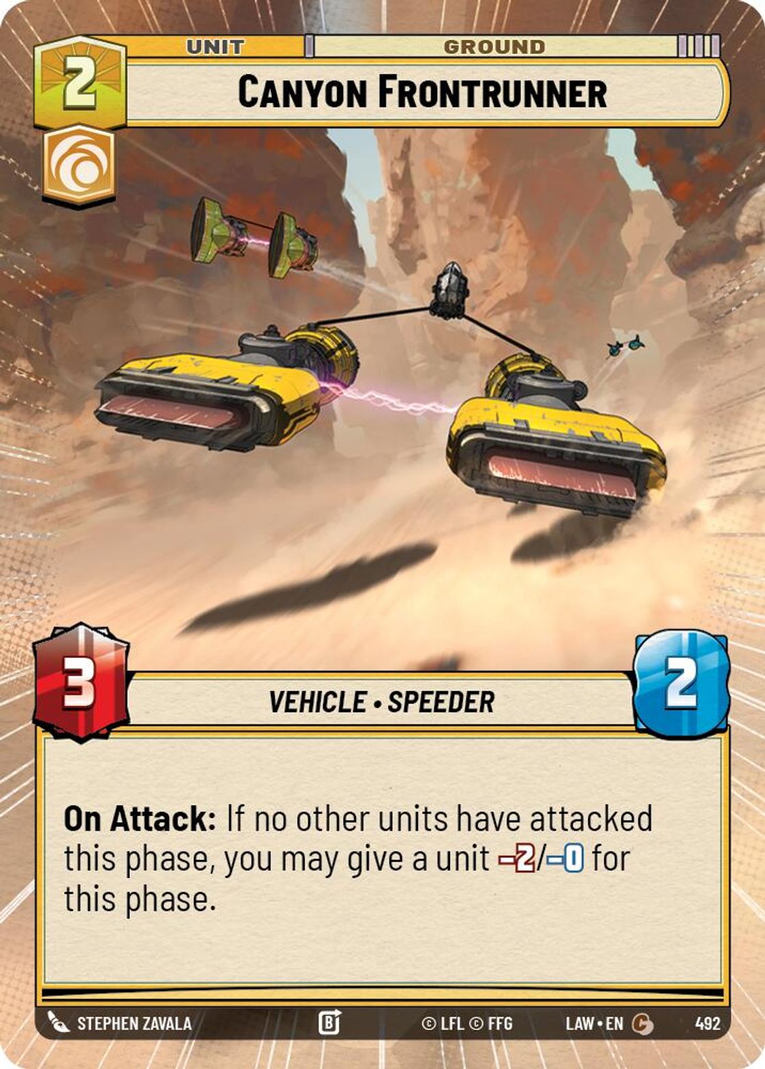 Canyon Frontrunner — A Lawless Time 492