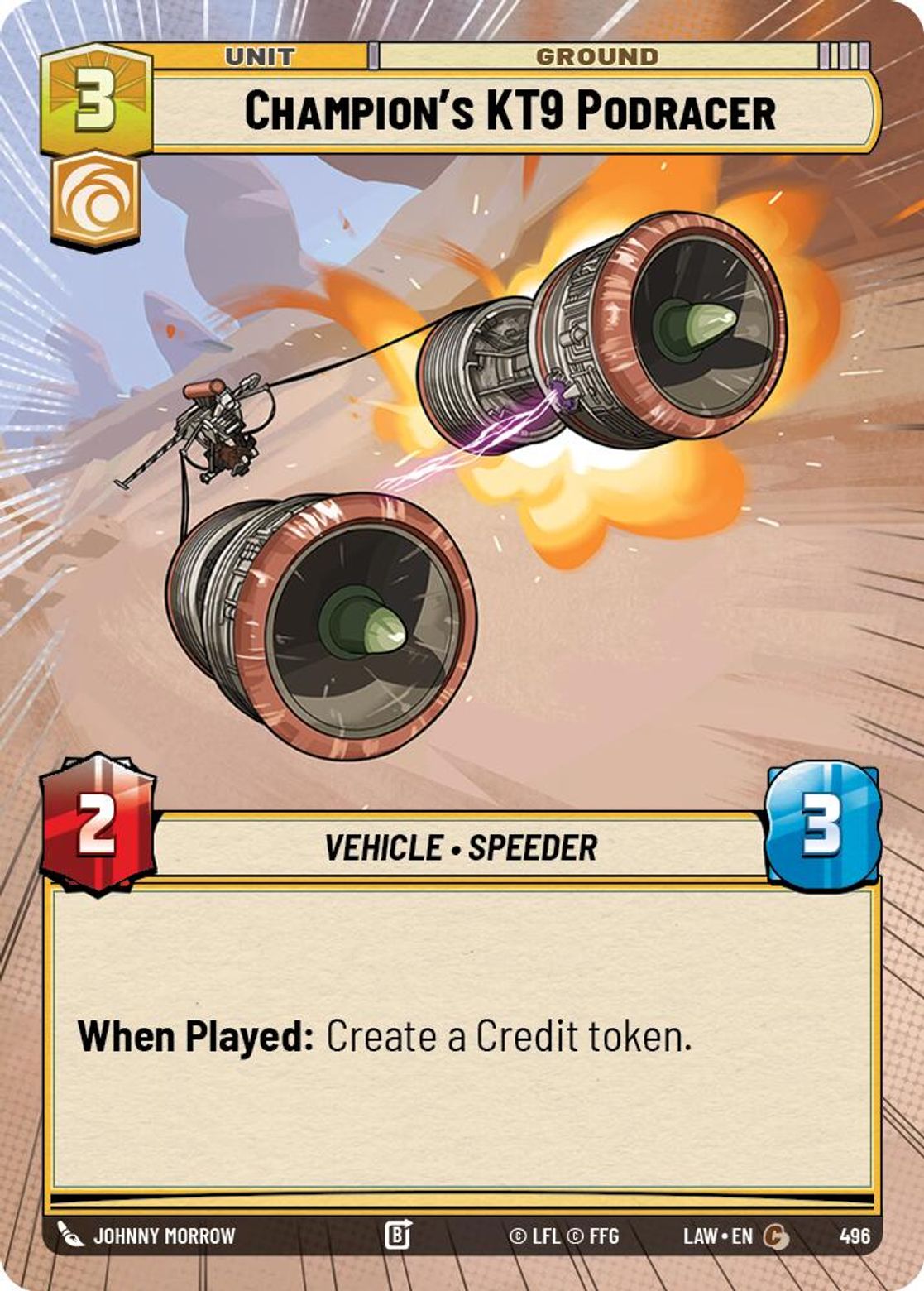 Champion's KT9 Podracer — A Lawless Time 496