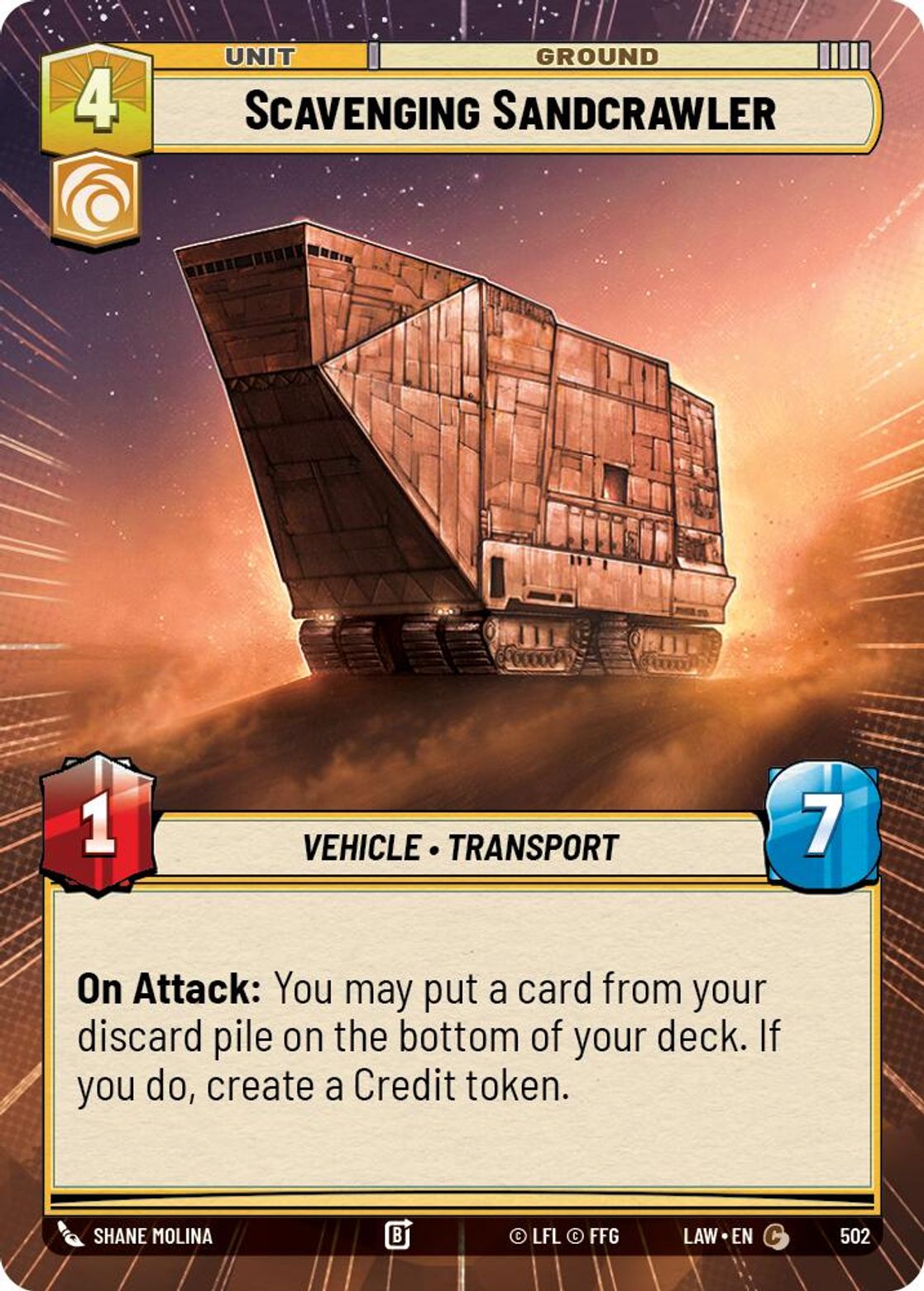 Scavenging Sandcrawler — A Lawless Time 502