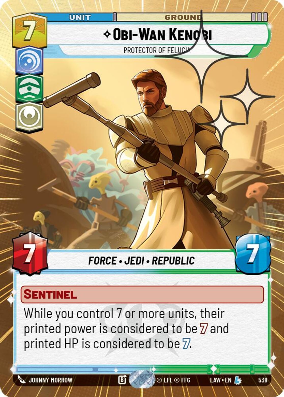 Obi-Wan Kenobi, Protector of Felucia — A Lawless Time 538