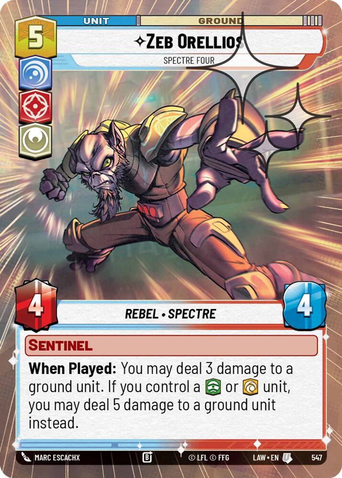 Zeb Orellios, Spectre Four — A Lawless Time 547