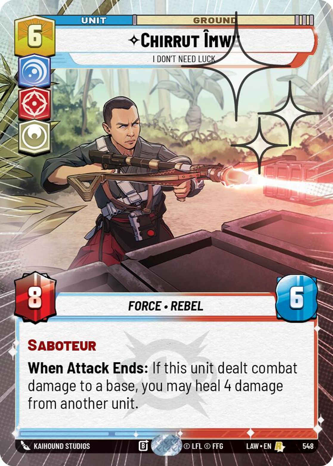 Chirrut Îmwe, I Don't Need Luck — A Lawless Time 548