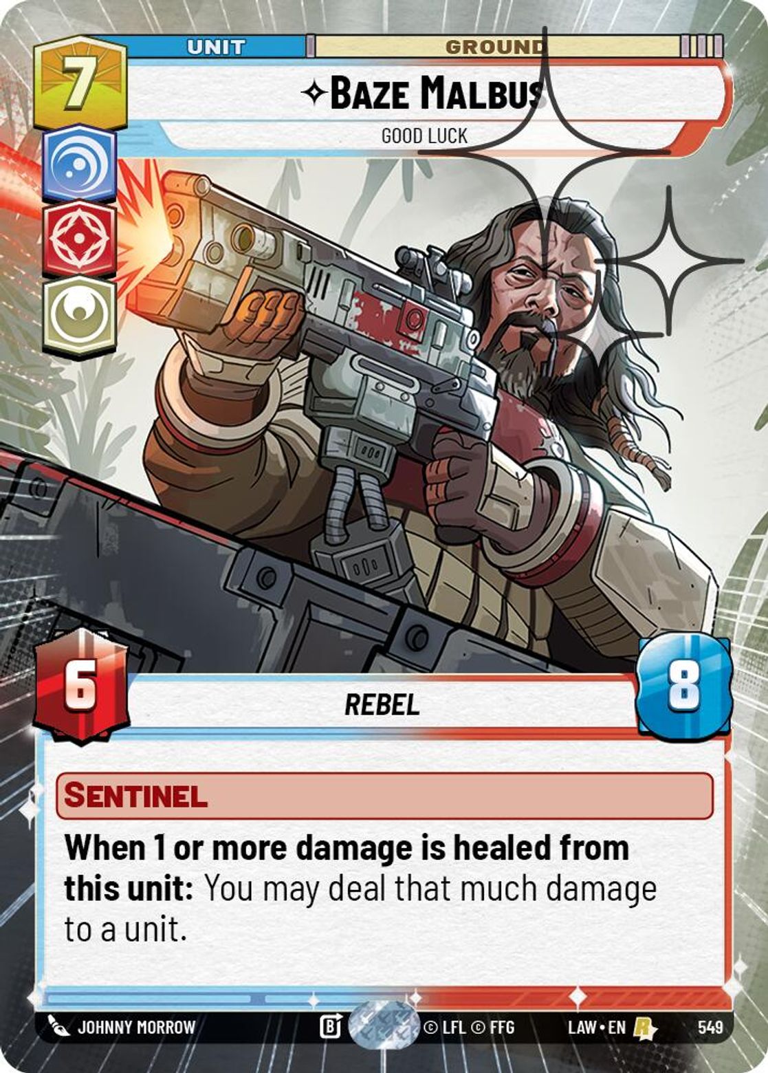 Baze Malbus, Good Luck — A Lawless Time 549