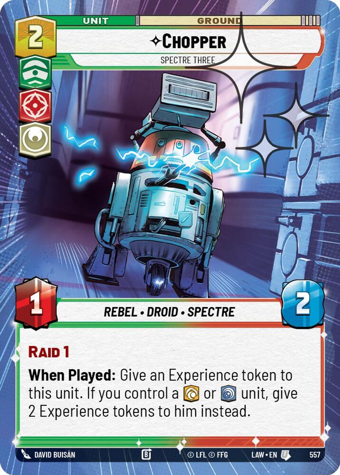 Chopper, Spectre Three — A Lawless Time 557