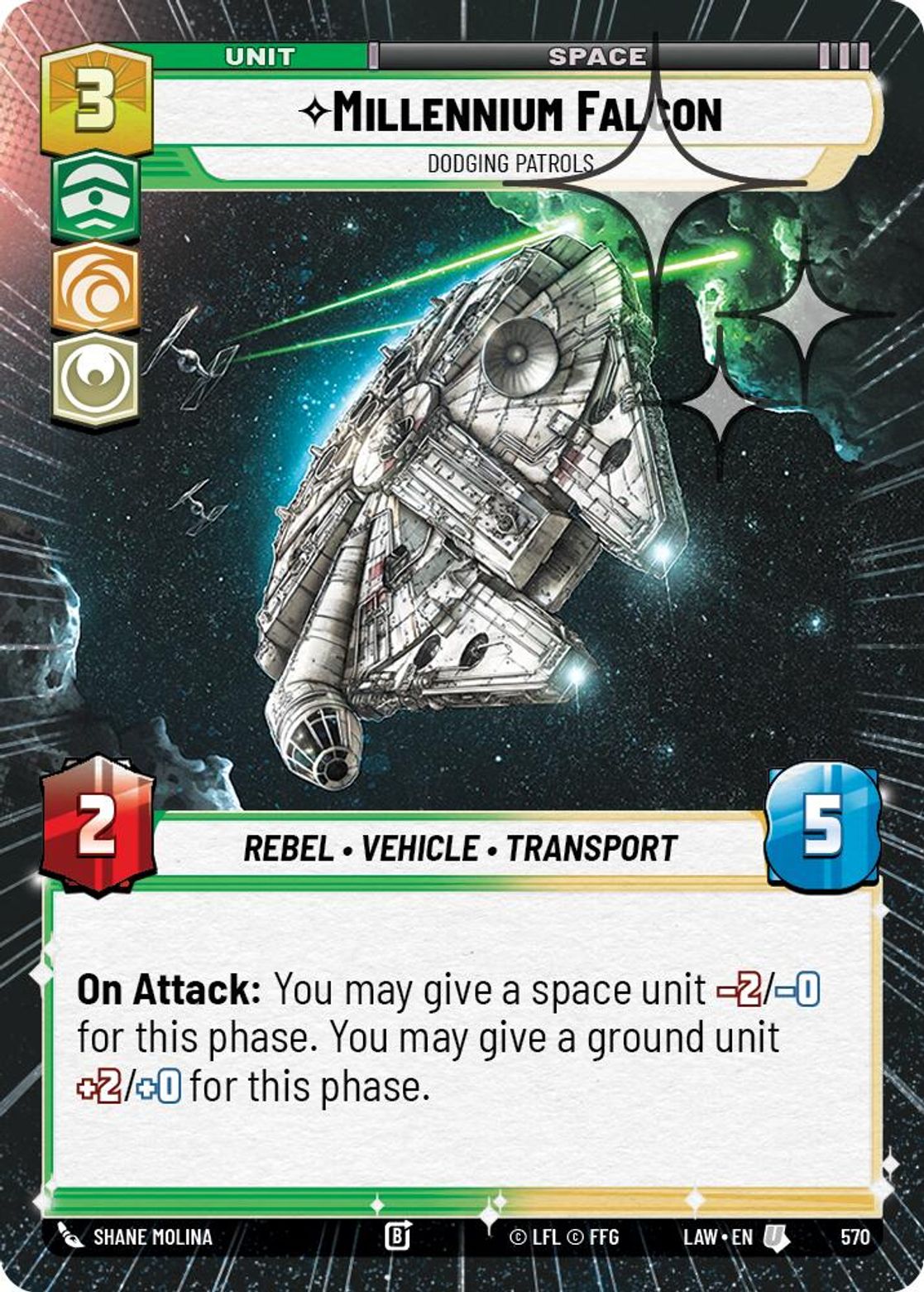 Millennium Falcon, Dodging Patrols — A Lawless Time 570