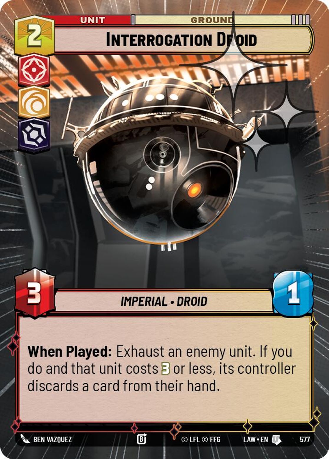 Interrogation Droid — A Lawless Time 577