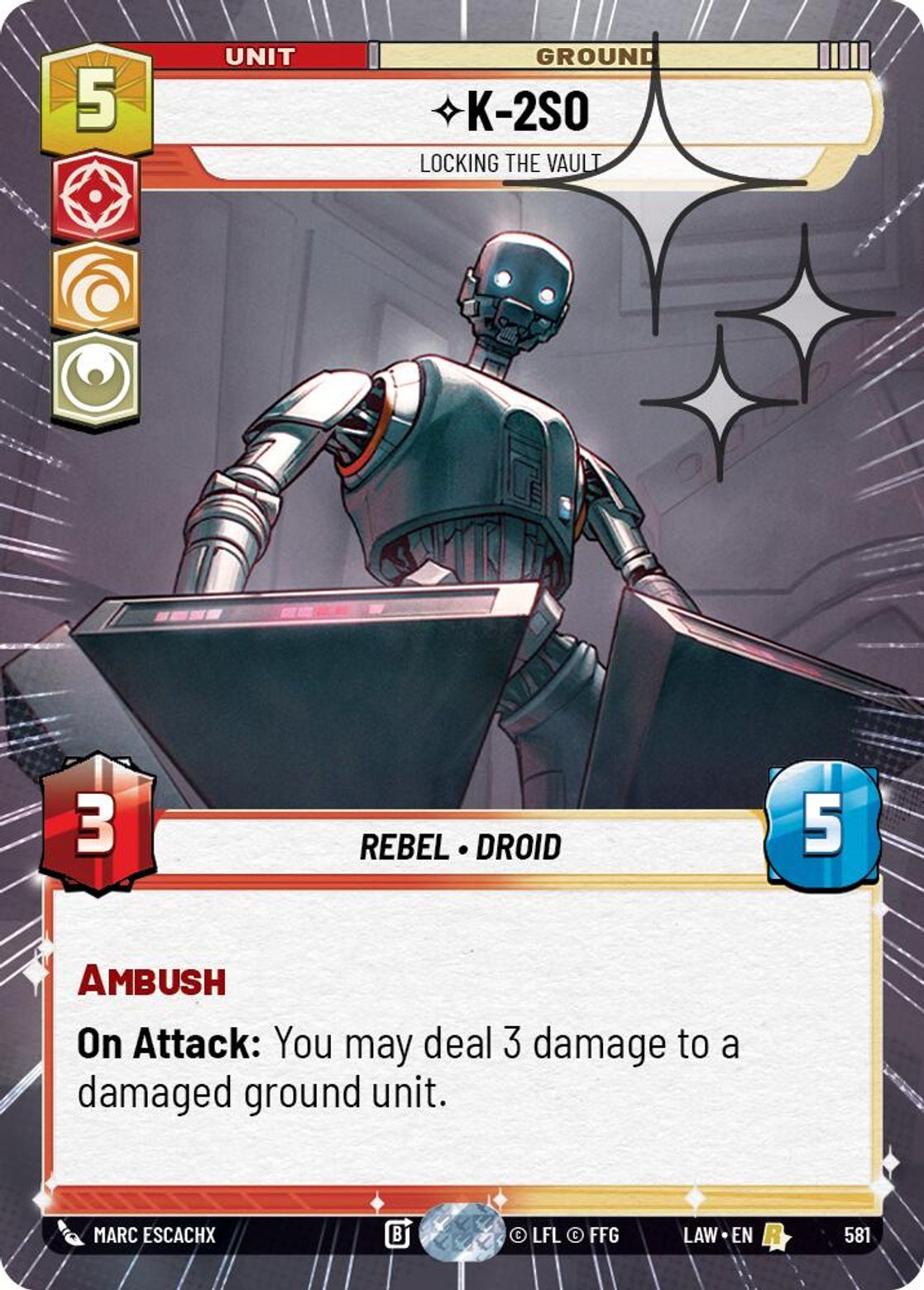 K-2S0, Locking the Vault — A Lawless Time 581