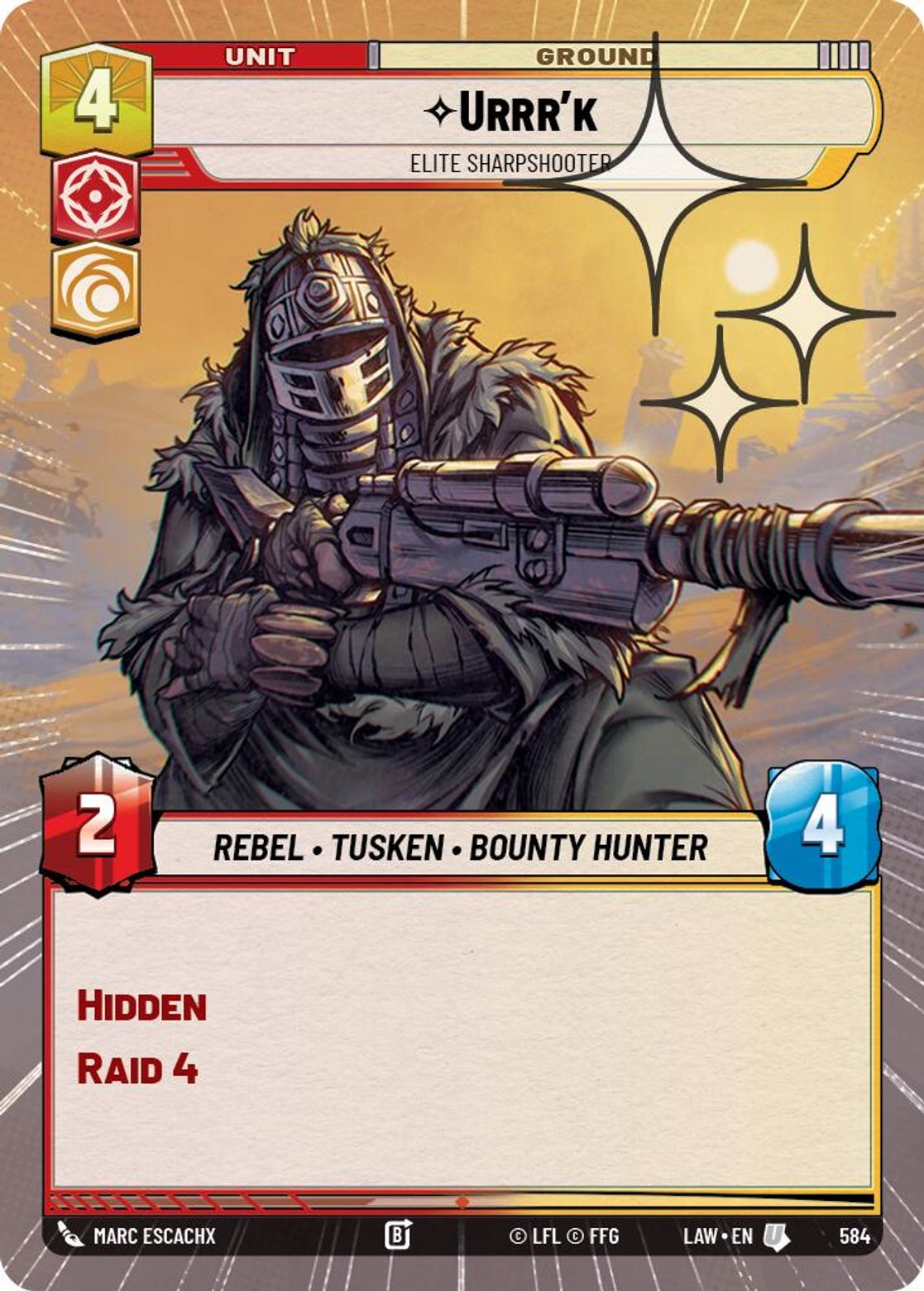 Urrr'k, Elite Sharpshooter — A Lawless Time 584