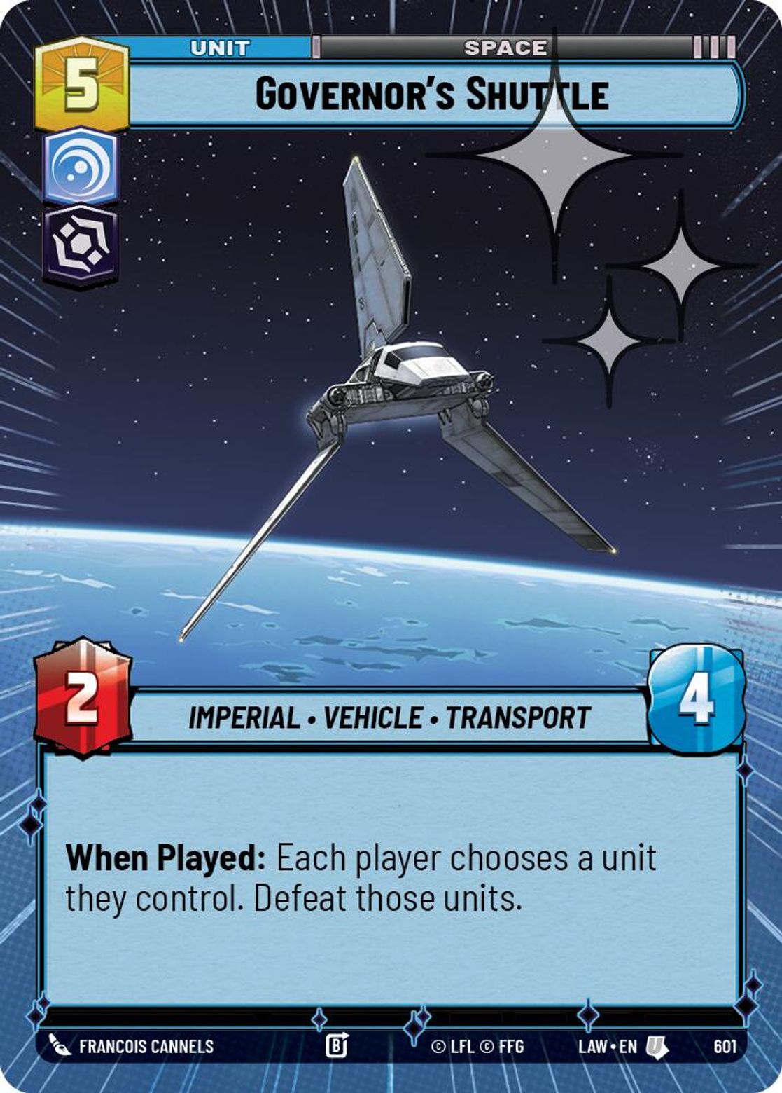 Governor's Shuttle — A Lawless Time 601