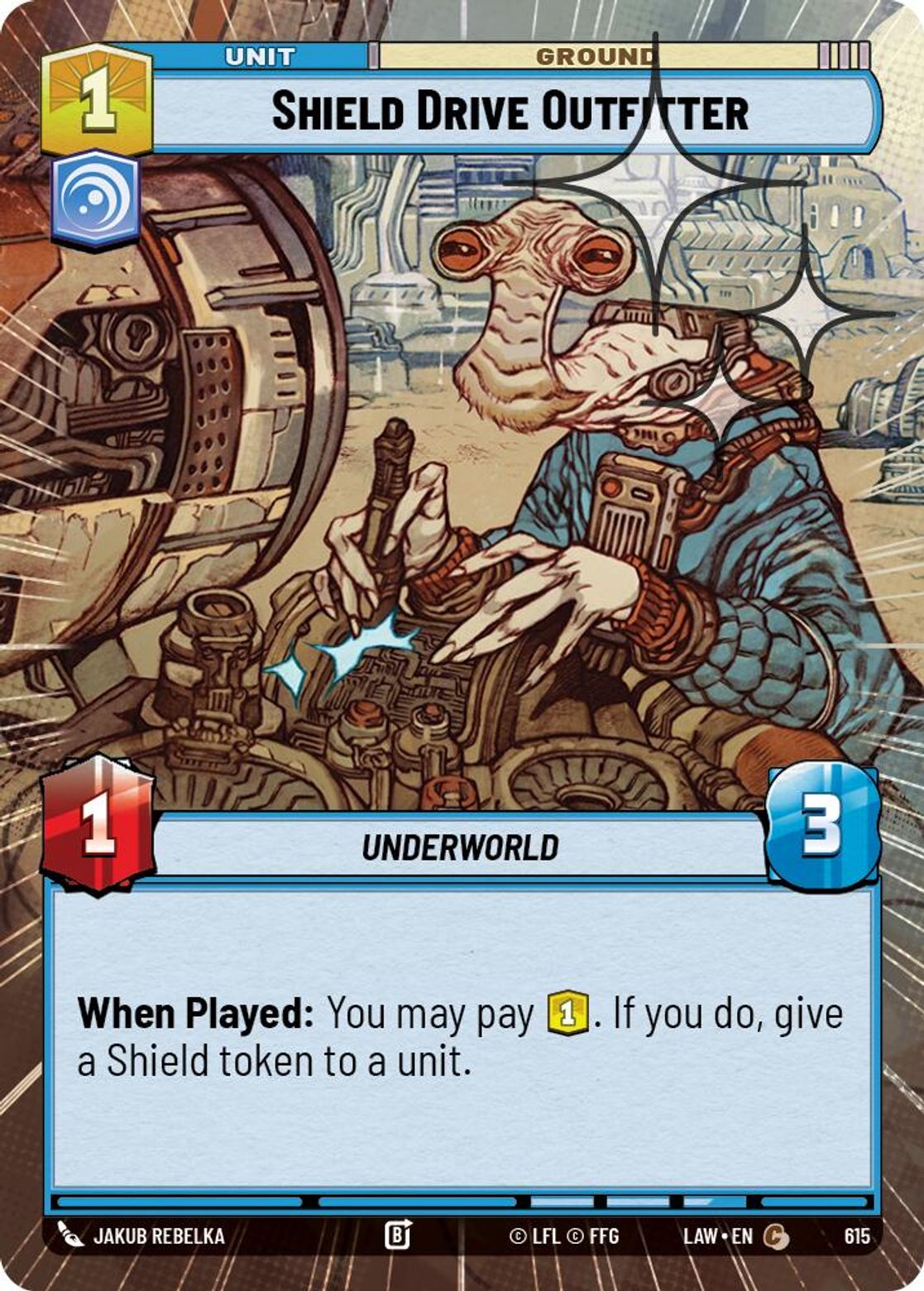 Shield Drive Outfitter — A Lawless Time 615