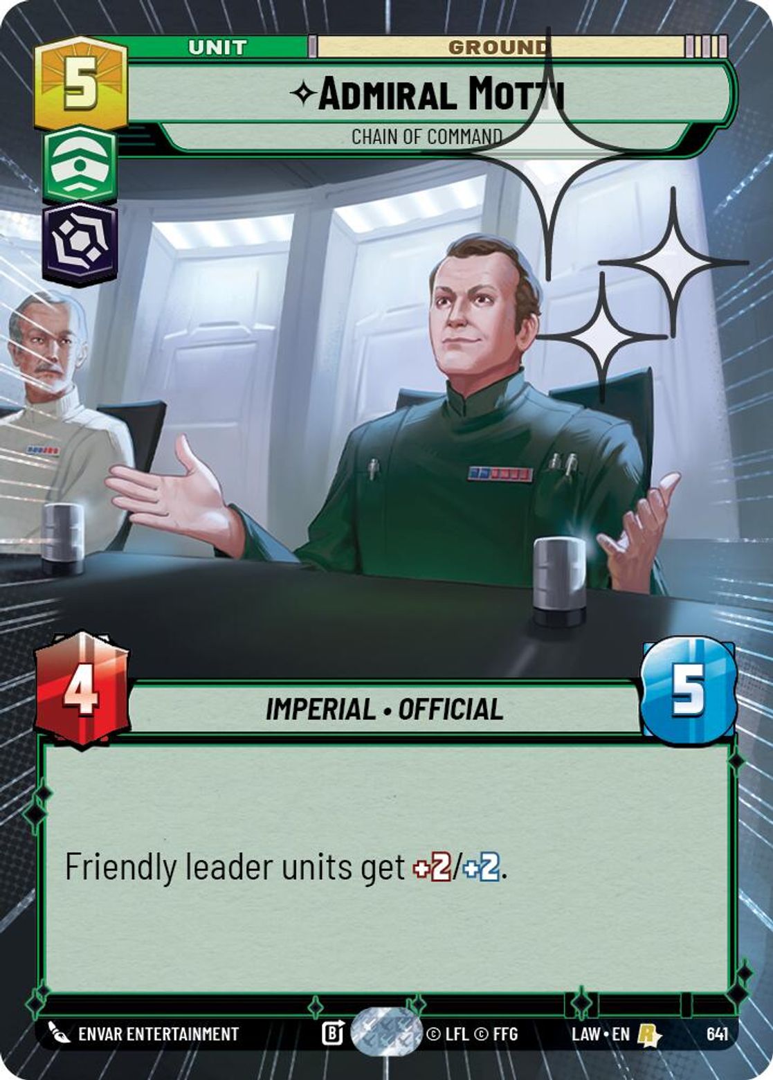 Admiral Motti, Chain of Command — A Lawless Time 641