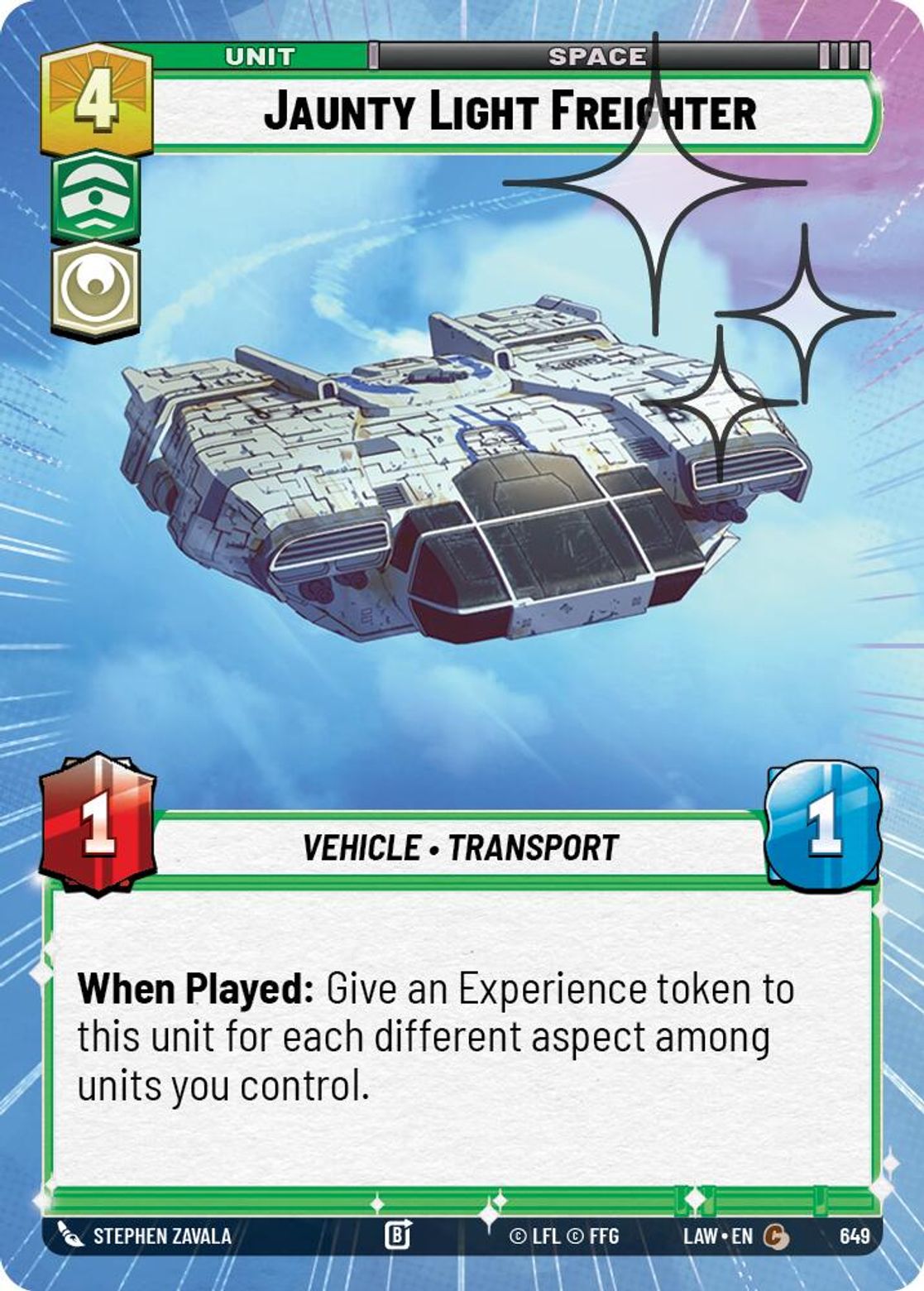 Jaunty Light Freighter — A Lawless Time 649