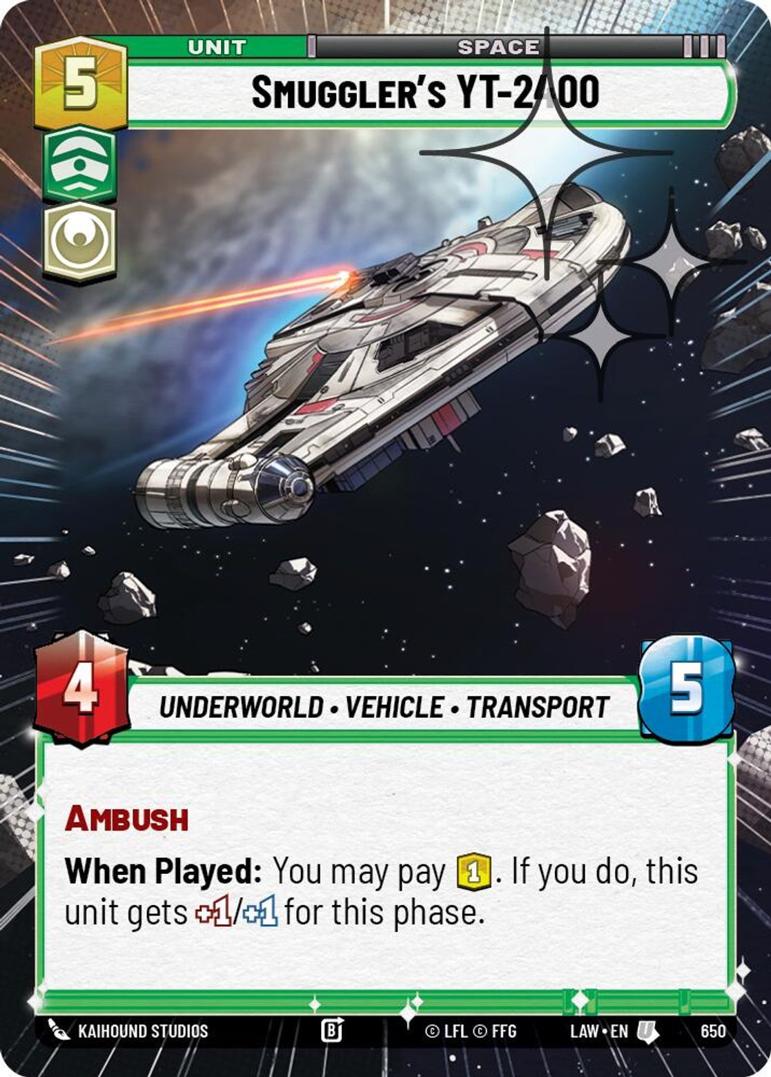 Smuggler's YT-2400 — A Lawless Time 650